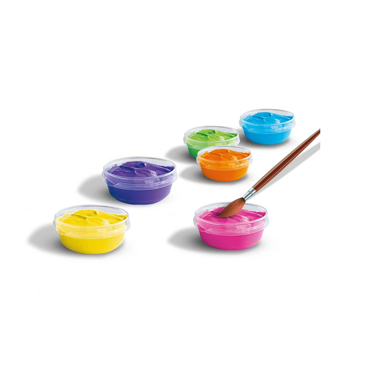 Set de acuarele pasta in culori trendy pentru copii (guase)