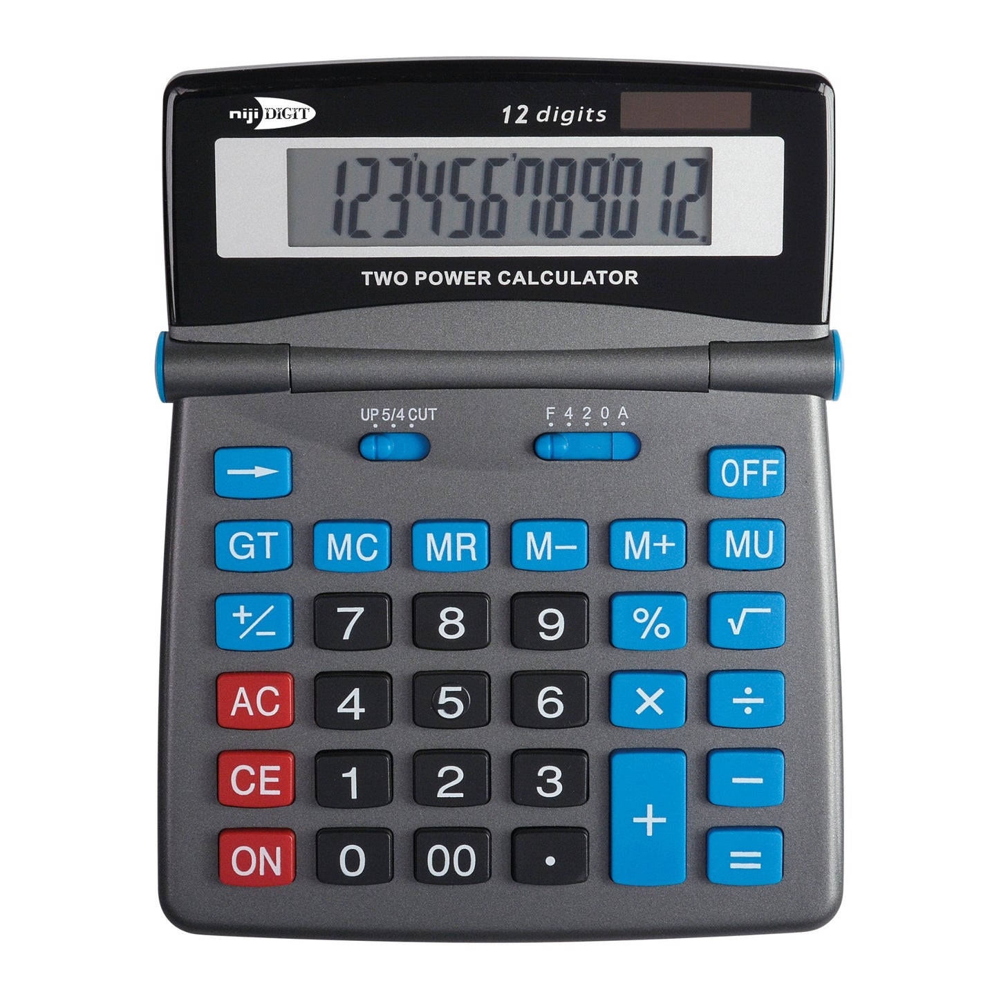 Calculator de birou, 12 Cifre, 12.5 x 16 cm, Niji Digit (blister)