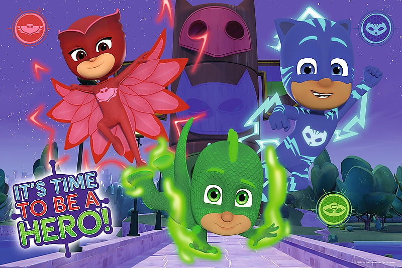 Puzzle Trefl Maxi Eroi in Pijama, Eroi Misteriosi 24 piese