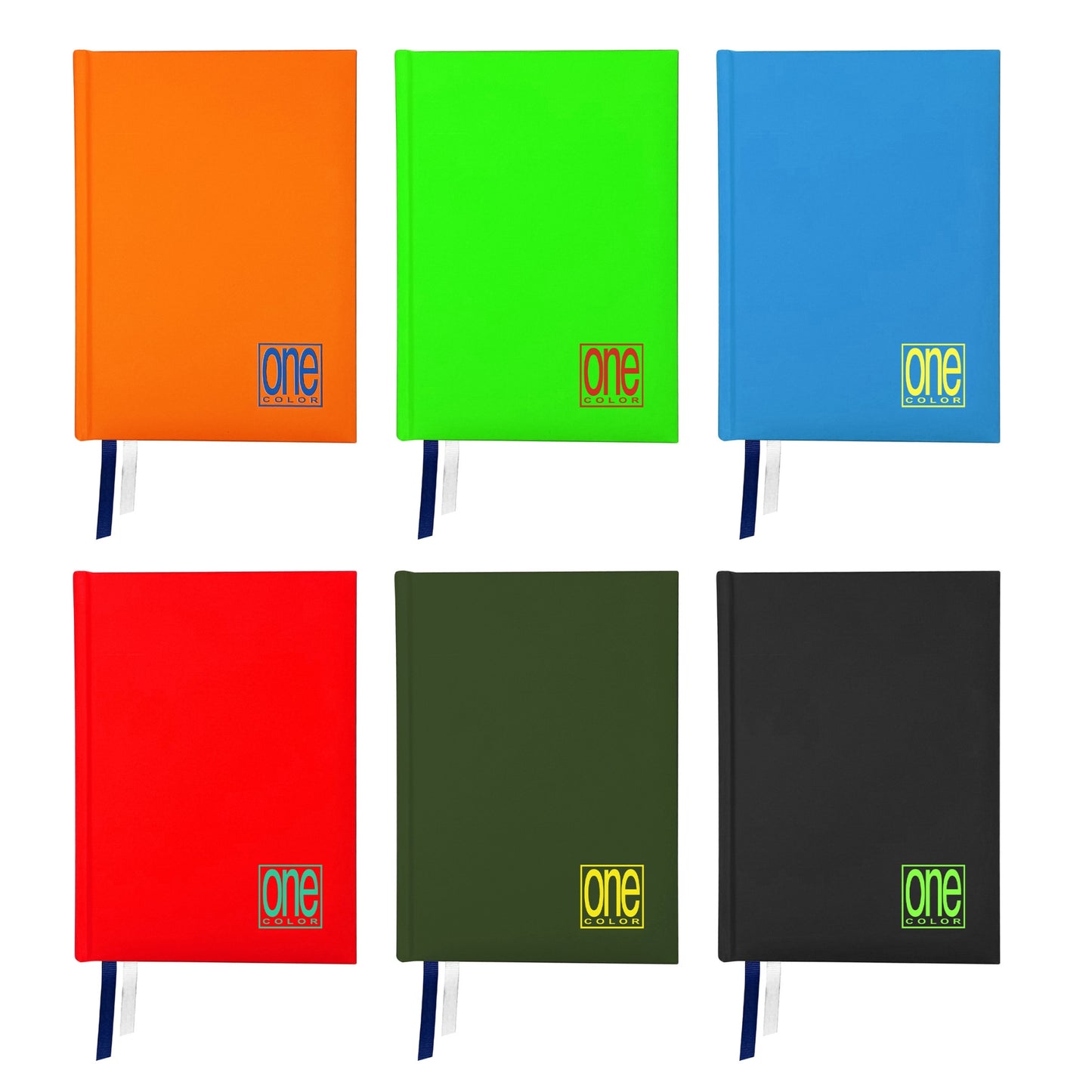 Jurnal One Color - Adolescenti-baieti, 13x18 cm, 80 g/m2, 6 culori disponibile
