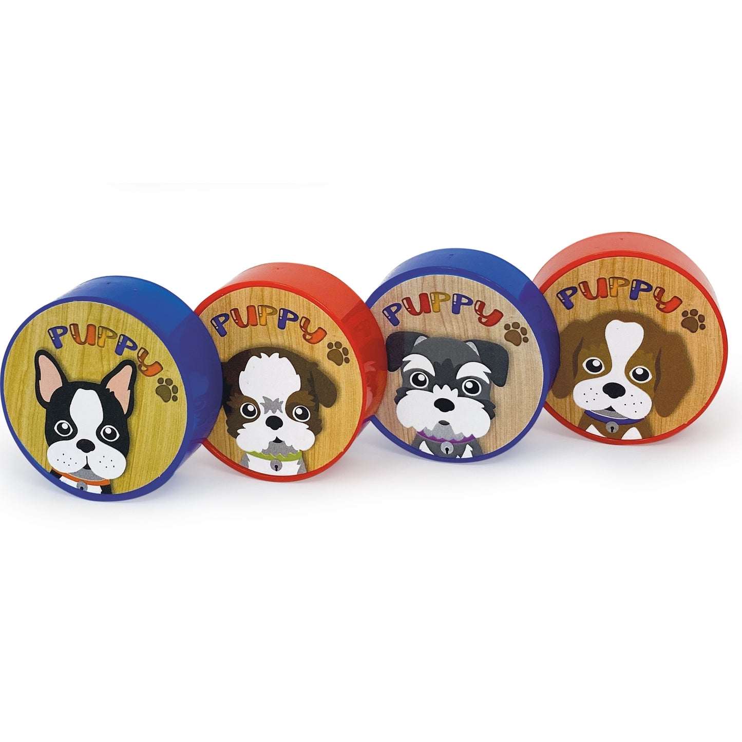 Set scolar Puppy (1 radiera, 1 ascutitoare, 1 rigla de 15 cm, 1 creion, 1 mini blocnotes)