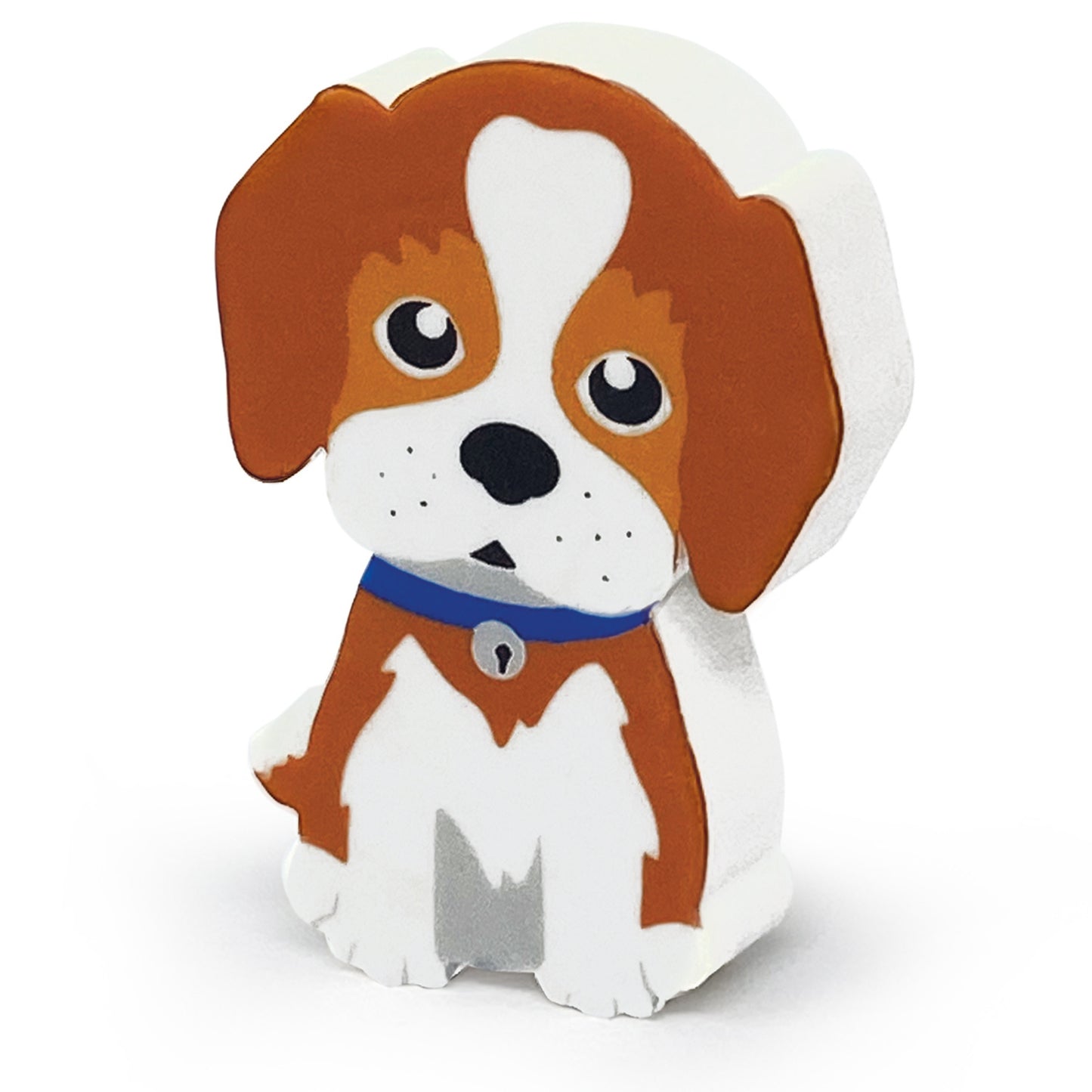 Set scolar Puppy (1 radiera, 1 ascutitoare, 1 rigla de 15 cm, 1 creion, 1 mini blocnotes)