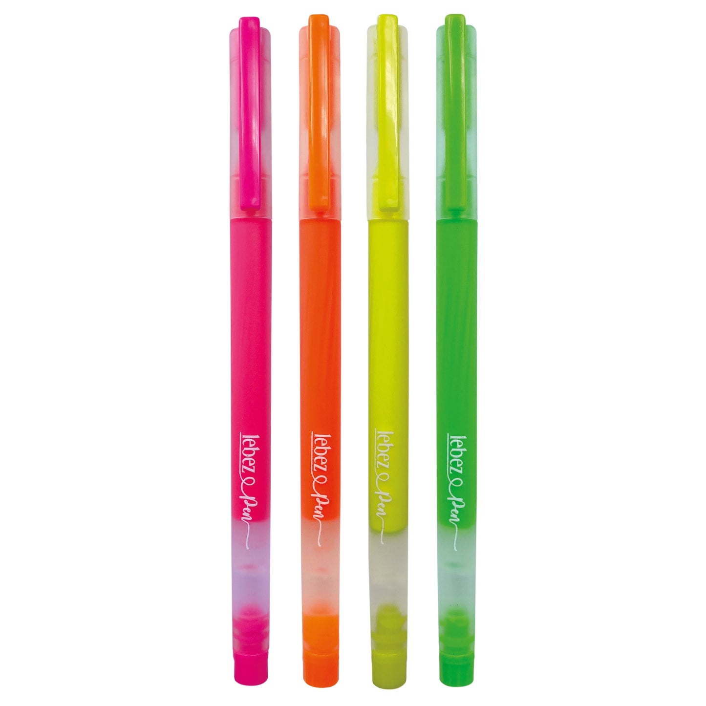 Pixuri cu gel Neon, varf 0.8 mm, 4 culori (blister)