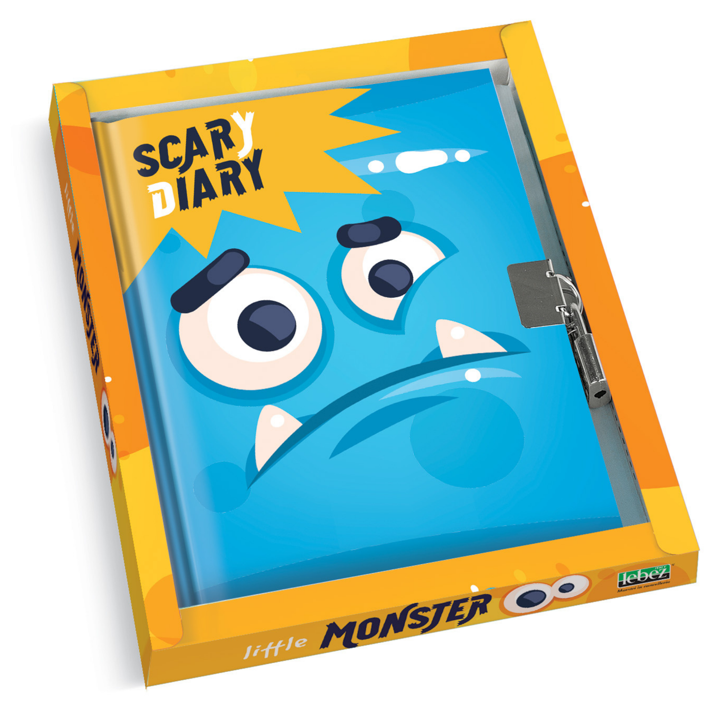 Jurnal Monster, cu cutie cadou, 80 de pagini, 13 x 18 cm (6 buc/display)
