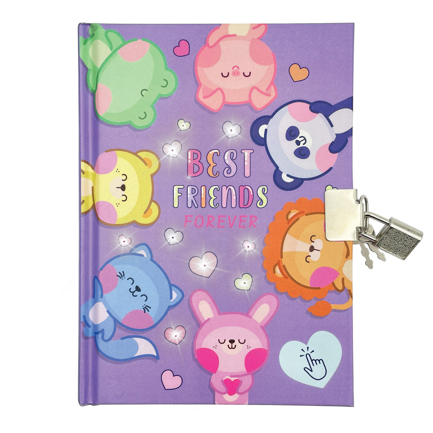 Jurnal cu LED, cu cutie cadou, 80 de pagini, 13 x 18 cm (6 buc/display)