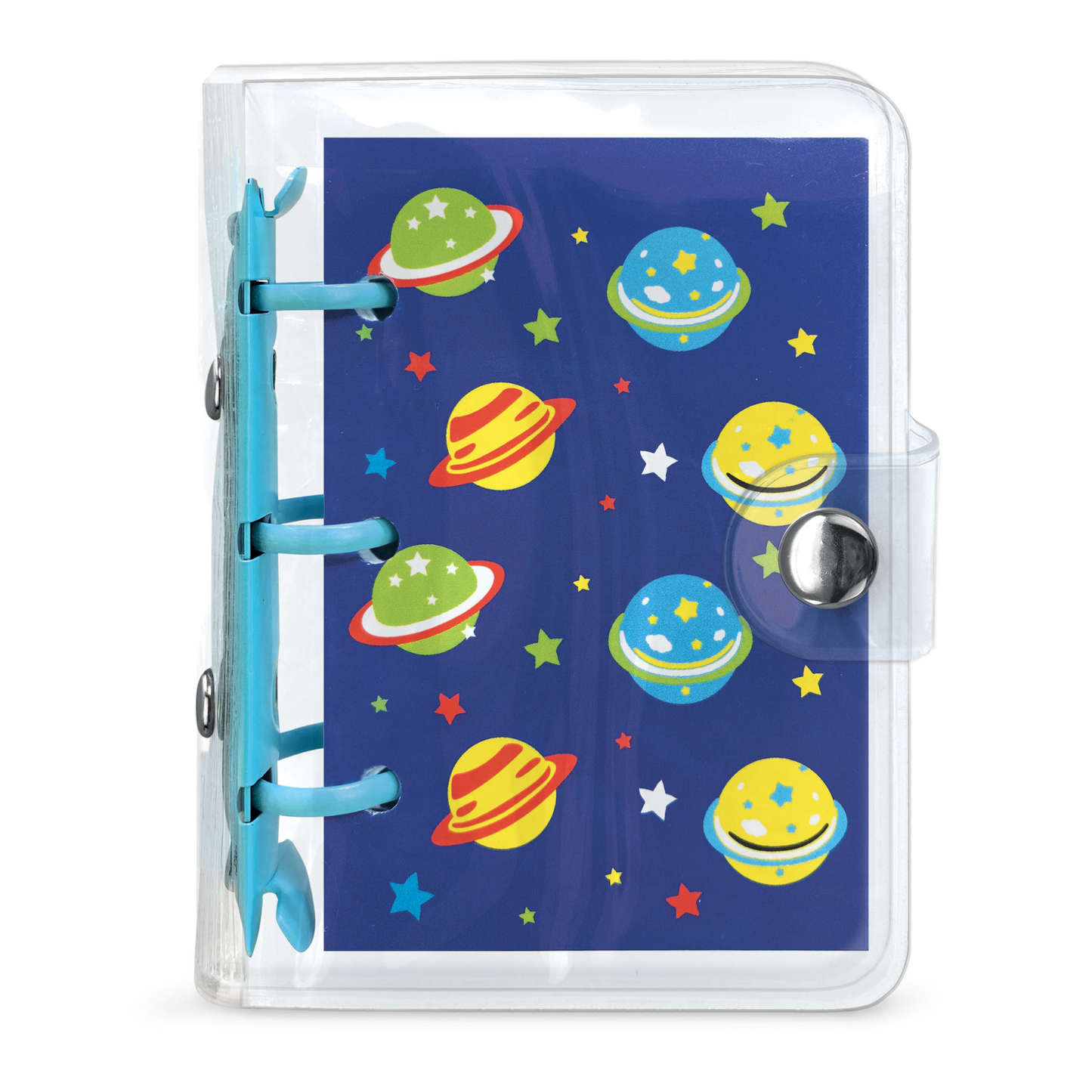 Mini Notebook cu breloc din silicon, 100 pagini liniate, 6.5 x 9.5 cm (12 buc/display)