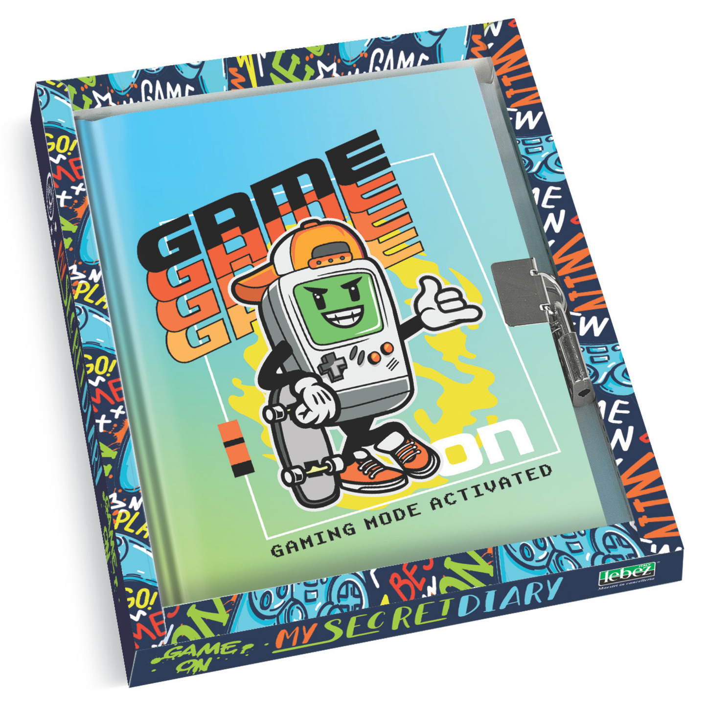 Jurnal Gaming, cu cutie cadou, 80 de pagini, 13 x 18 cm (6 buc/display)