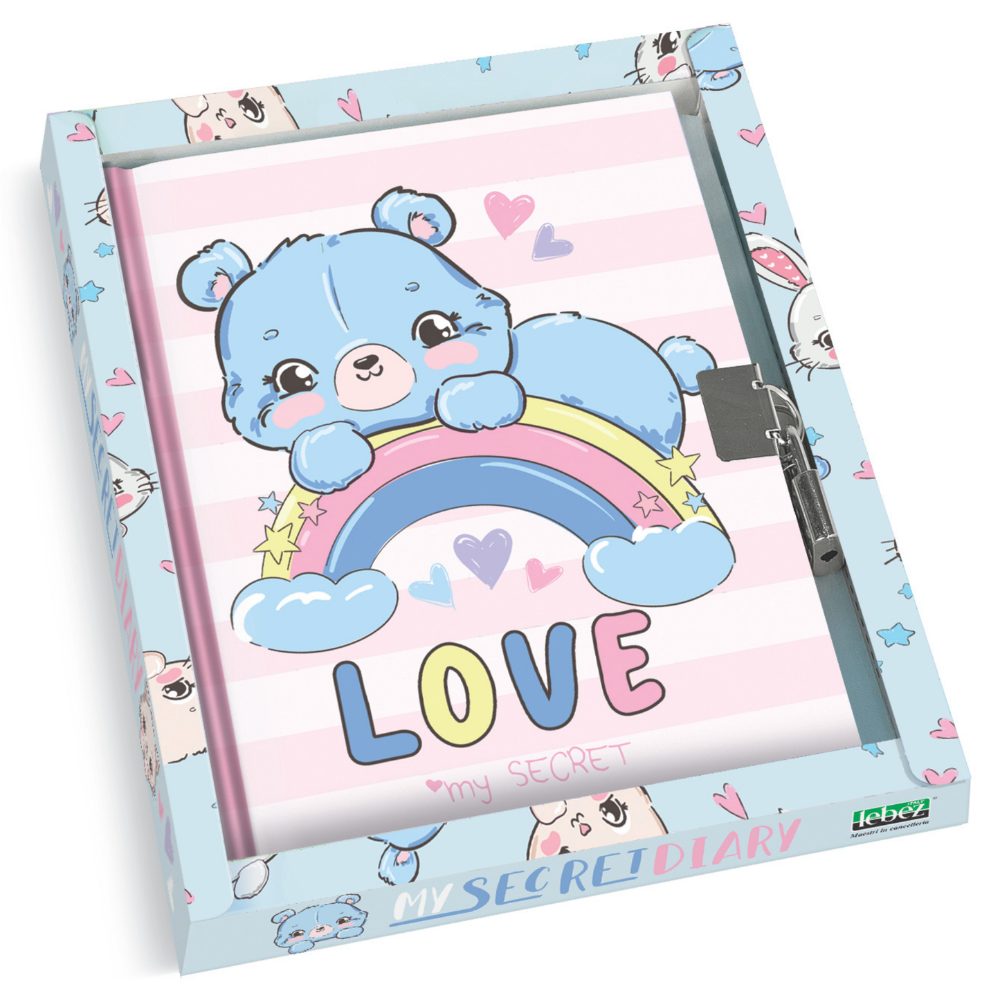Jurnal Love, cu cutie cadou, 80 de pagini, 13 x 18 cm (6 buc/display)