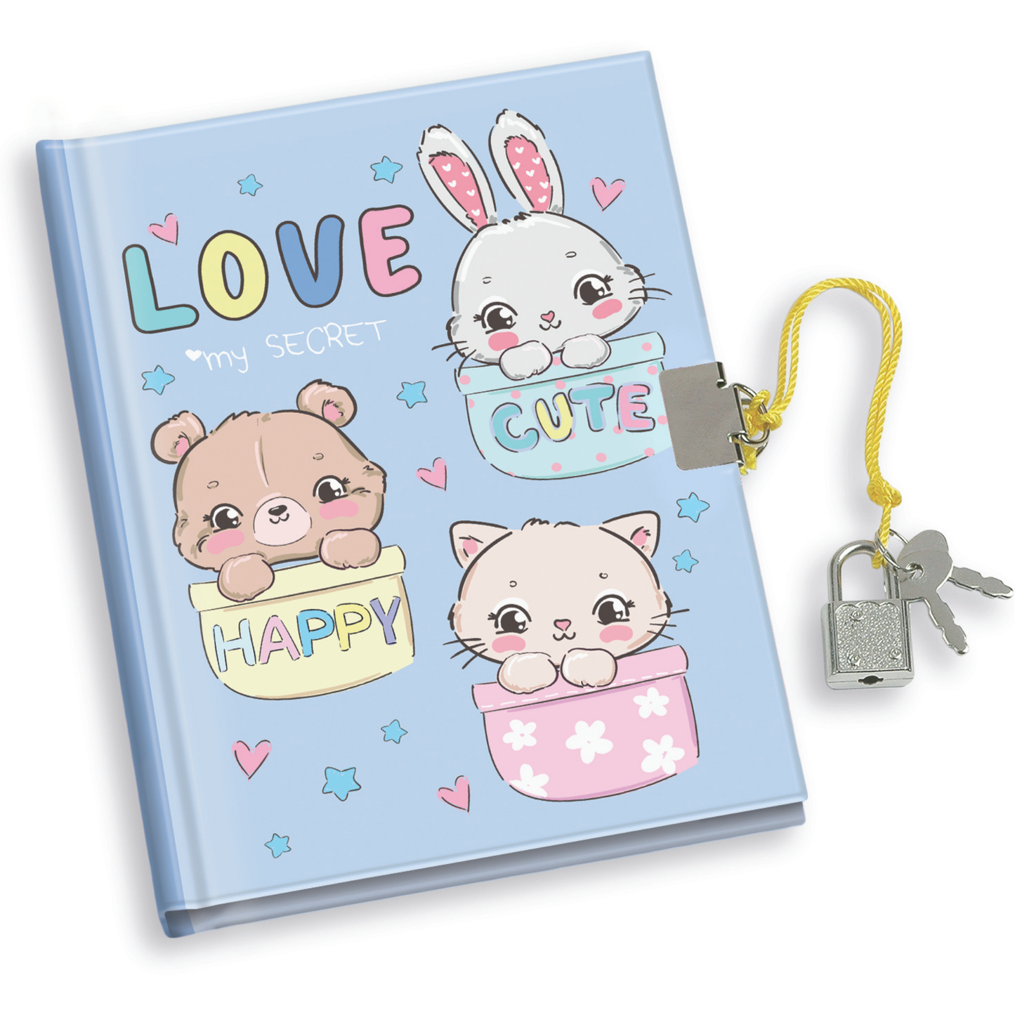 Jurnal Love, cu cutie cadou, 80 de pagini, 13 x 18 cm (6 buc/display)