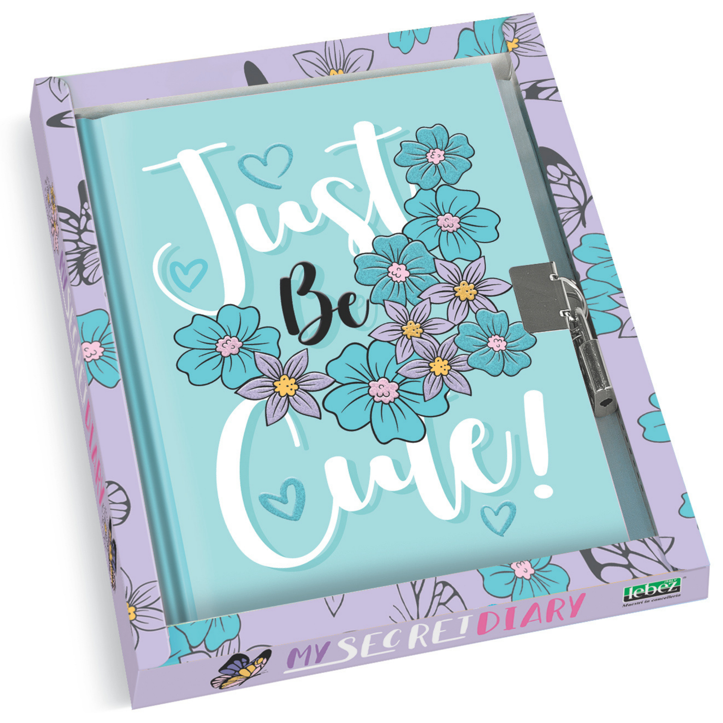 Jurnal Lovely & Cute, cu cutie cadou, 80 de pagini, 13 x 18 cm (6 buc/display)