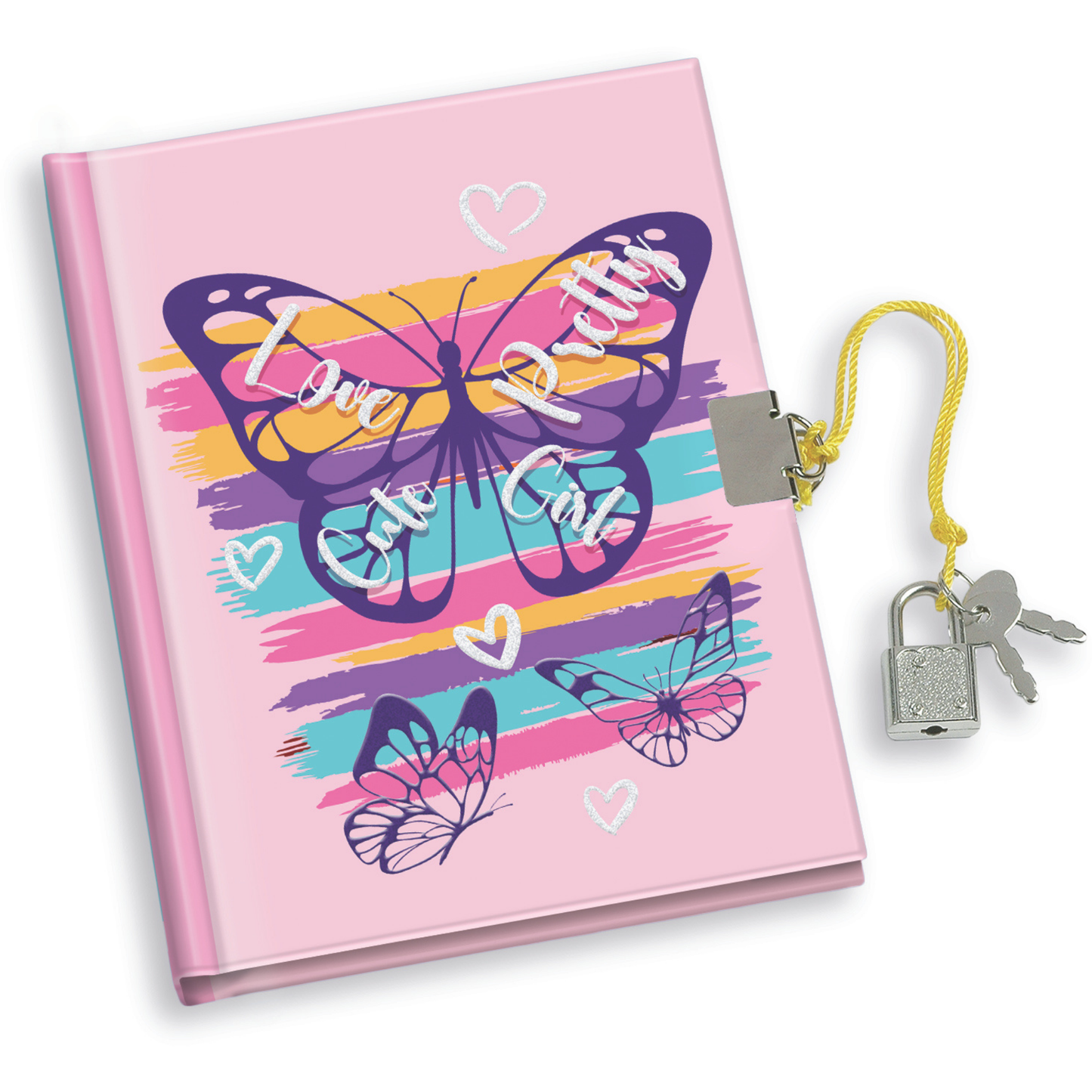 Jurnal Lovely & Cute, cu cutie cadou, 80 de pagini, 13 x 18 cm (6 buc/display)