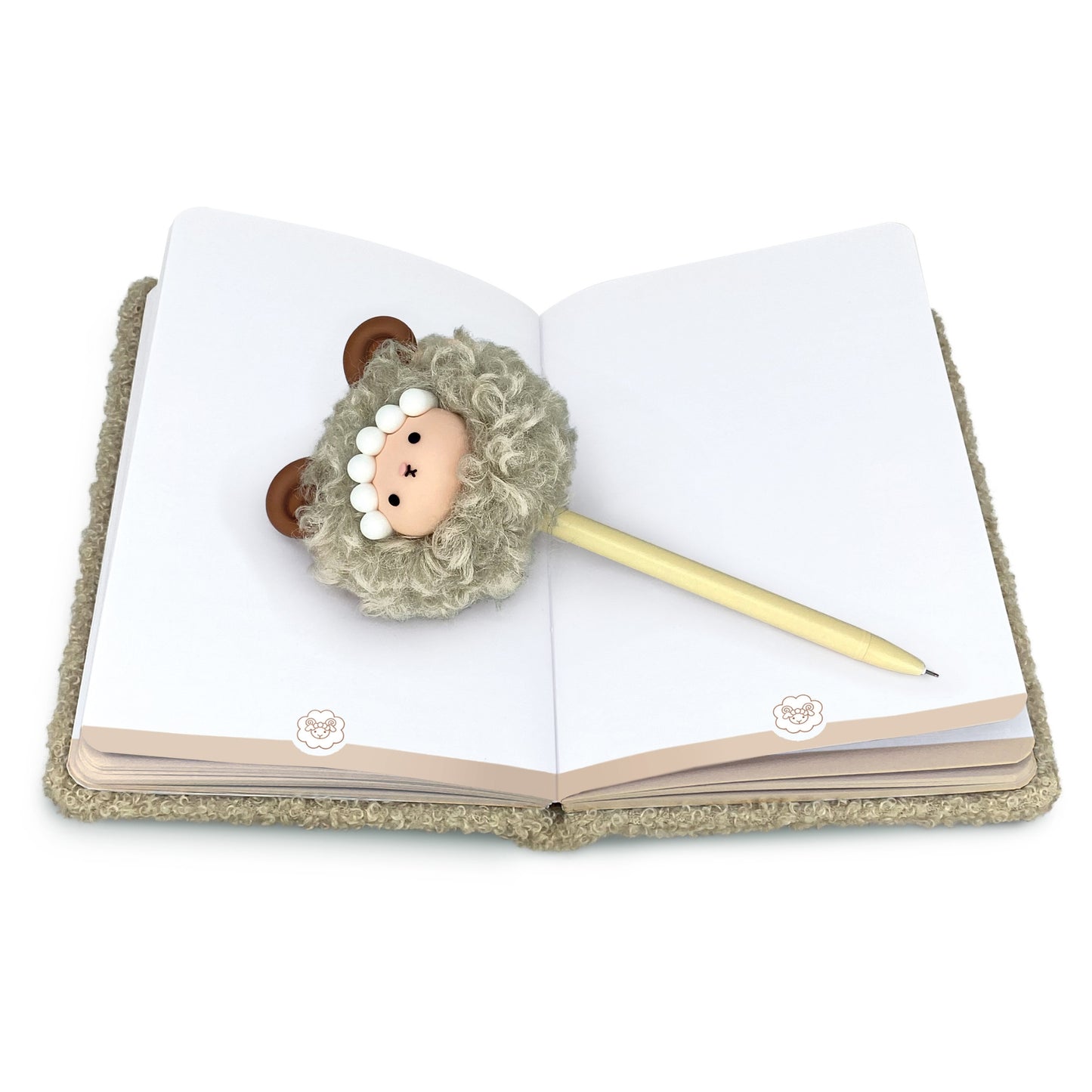 Notebook Oite/Sheep 3D, cu cutie, 96 de pagini, 13 x 18 cm (6 buc/display)