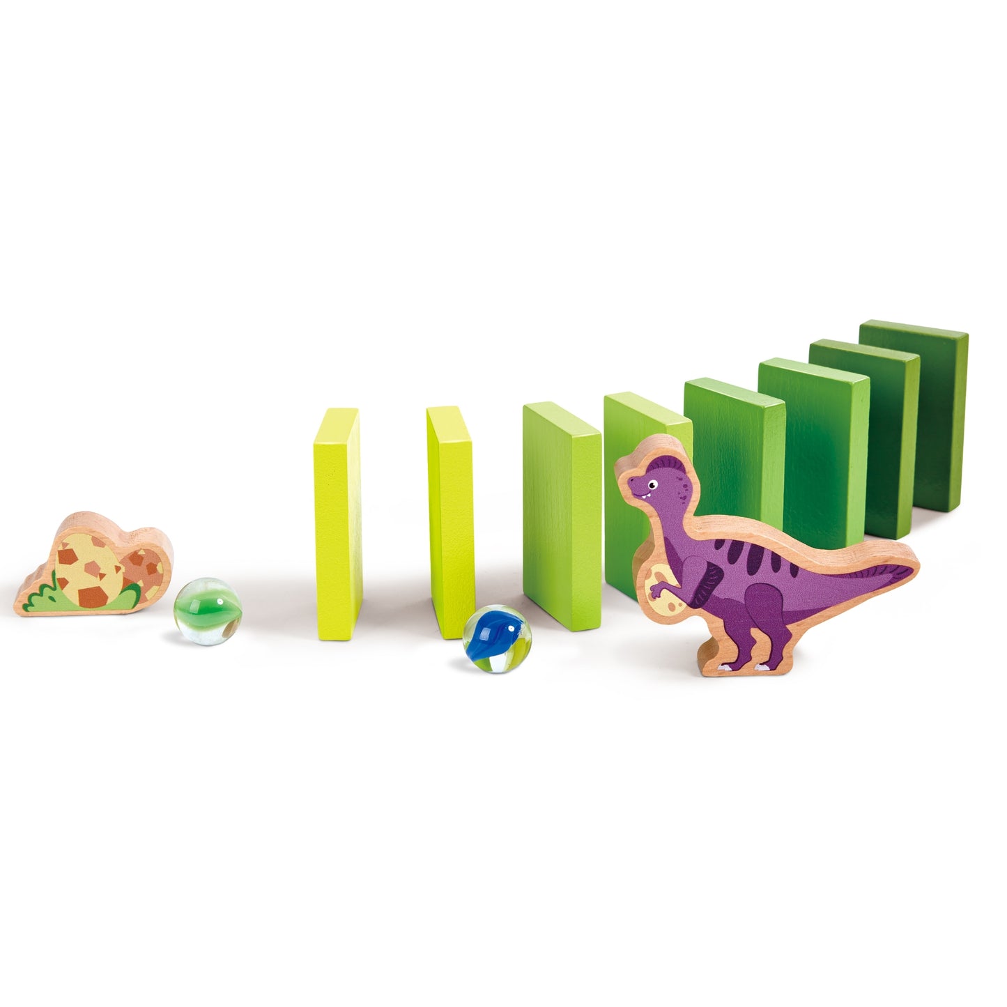 Jucarie din lemn - Marble Run Dino Adventure (131 piese)