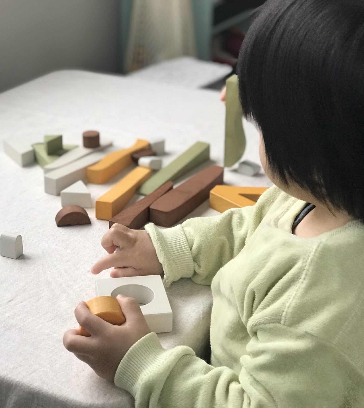 Jucarie din lemn - Blocuri puzzle