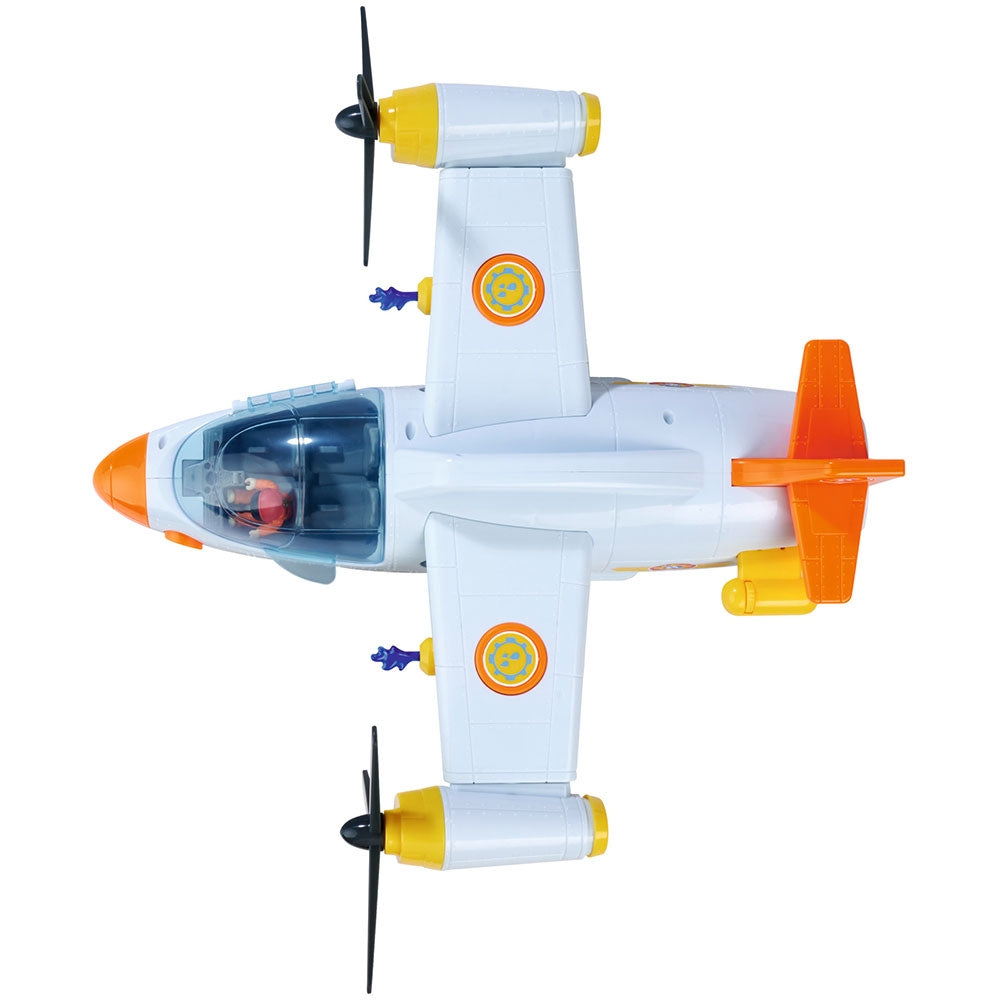 Avion Simba Fireman Sam Swift Rescue 42 cm cu figurine si accesorii
