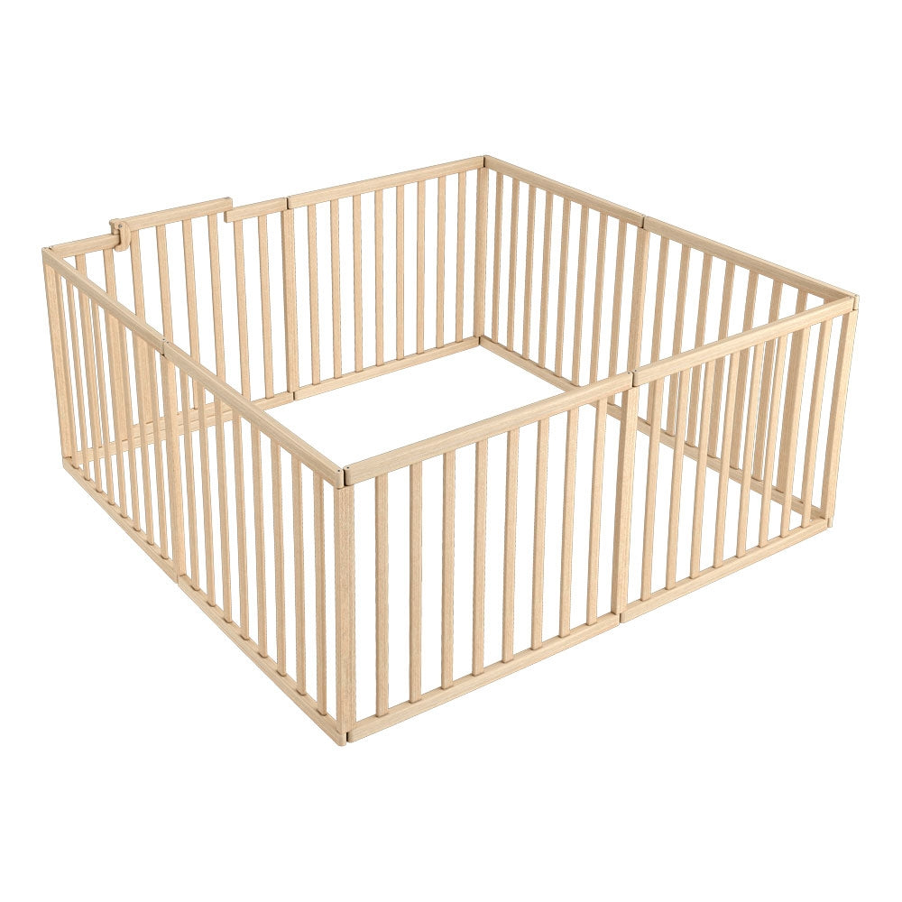 Barier de securitate pentru copii din lemn Hubners Eva natur