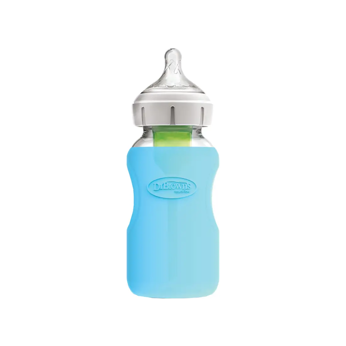 Biberon Anti-Colici cu Gat Larg ”Options Plus” � din sticla 270 ml.