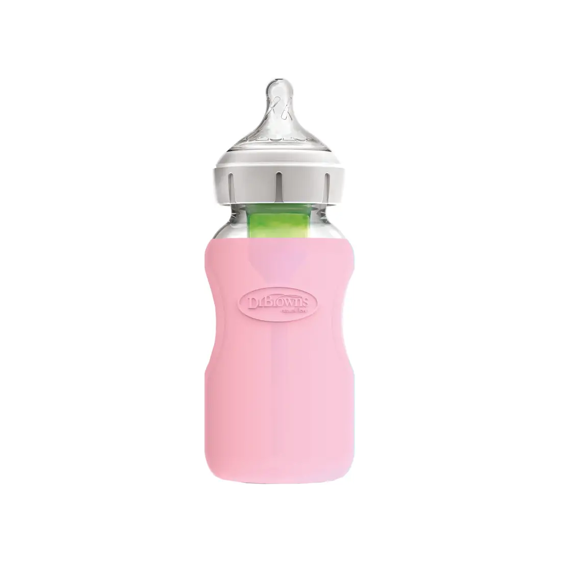 Biberon Anti-Colici cu Gat Larg ”Options Plus” � din sticla 270 ml.