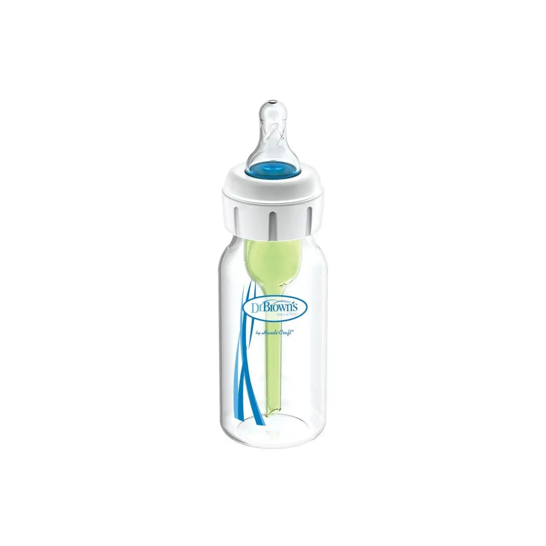 Biberon din plastic cu Gat Ingust 120 ml. cu Sistem Special de Hranire