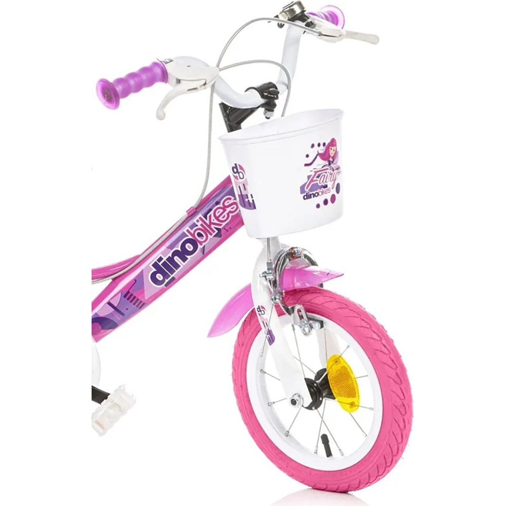 Bicicleta copii Dino Bikes 12' Fairy roz
