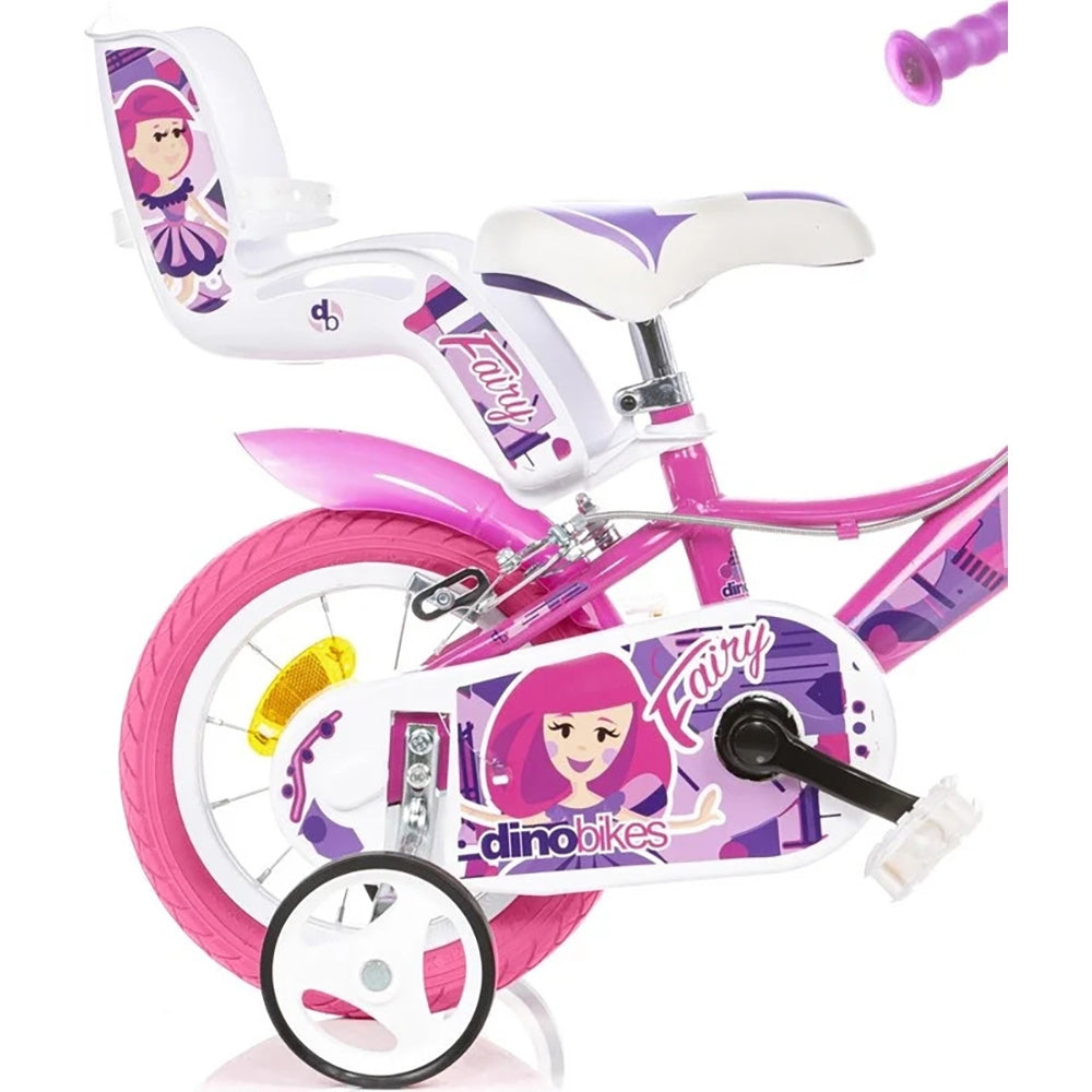 Bicicleta copii Dino Bikes 12' Fairy roz