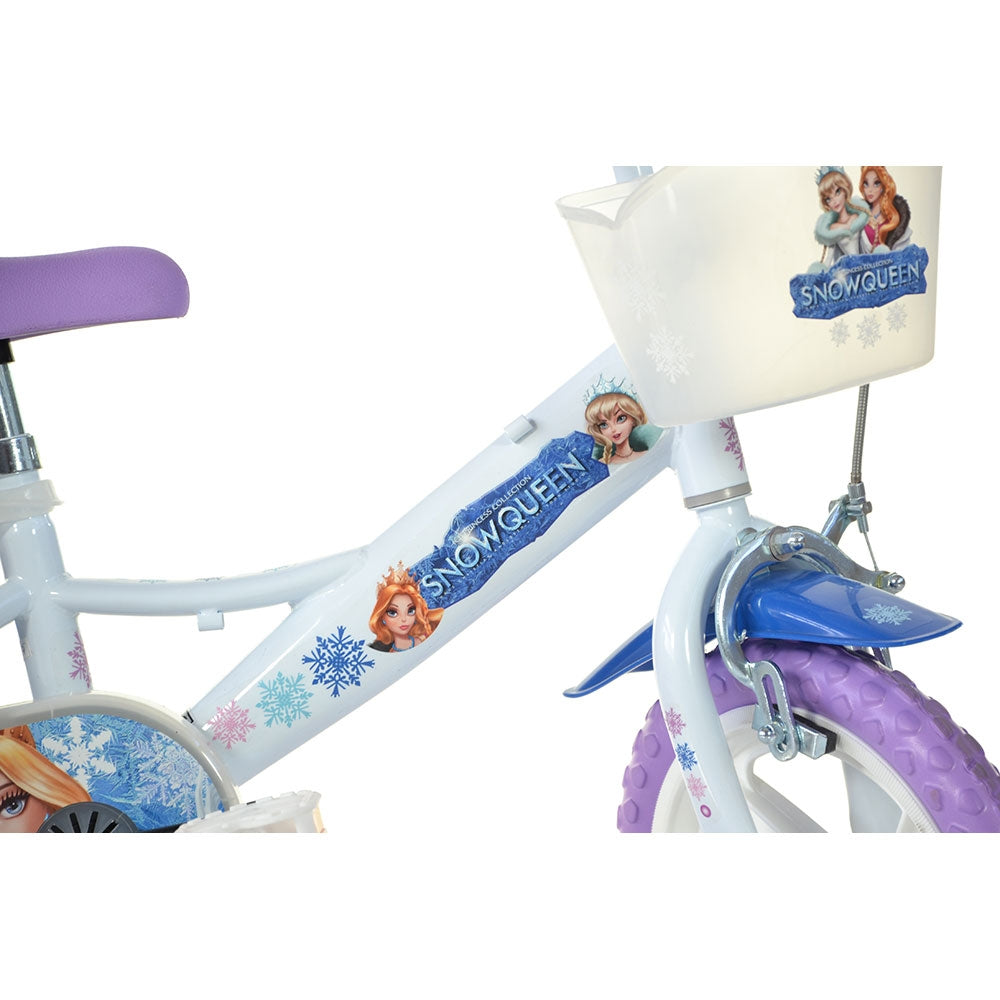 Bicicleta copii Dino Bikes 12' Snow Queen