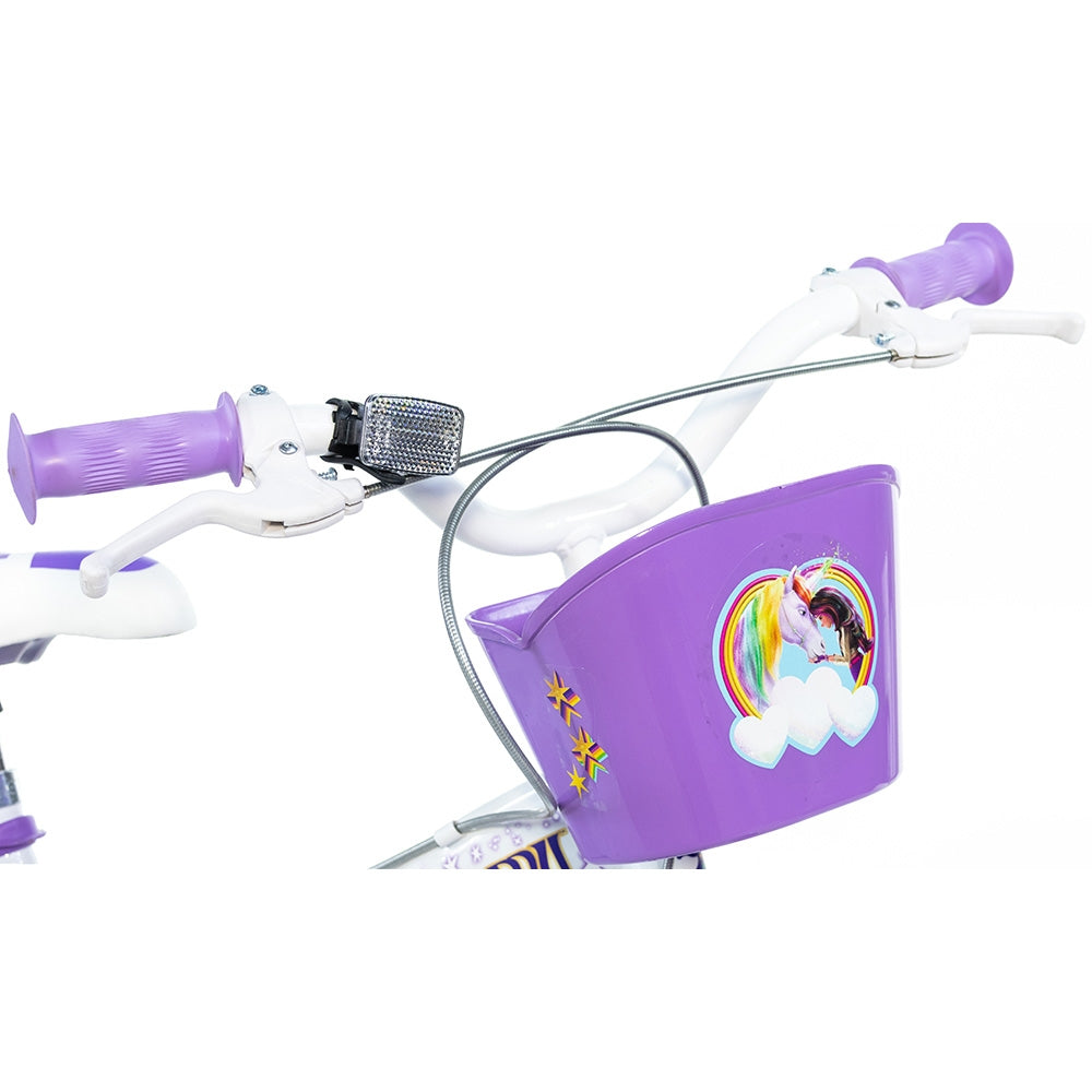 Bicicleta copii Dino Bikes 16' Unicorn Academy