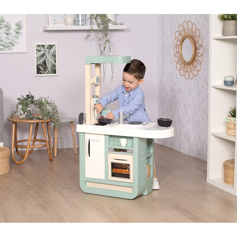 Bucatarie Smoby Cherry Kitchen cu 25 accesorii