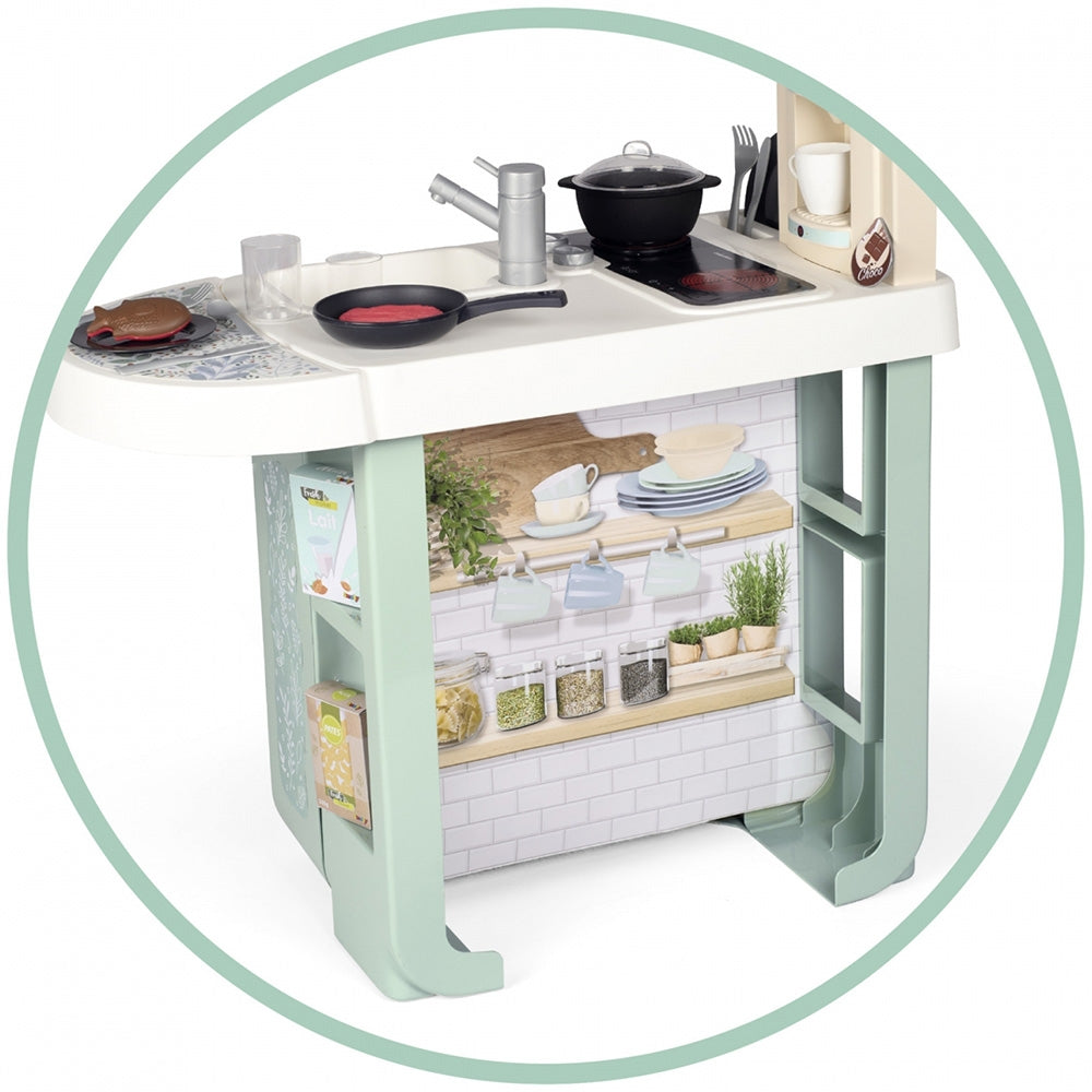 Bucatarie Smoby Cherry Kitchen cu 25 accesorii