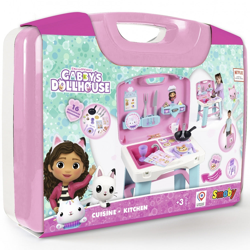 Bucatarie Smoby Gabby Kitchen cu 16 accesorii