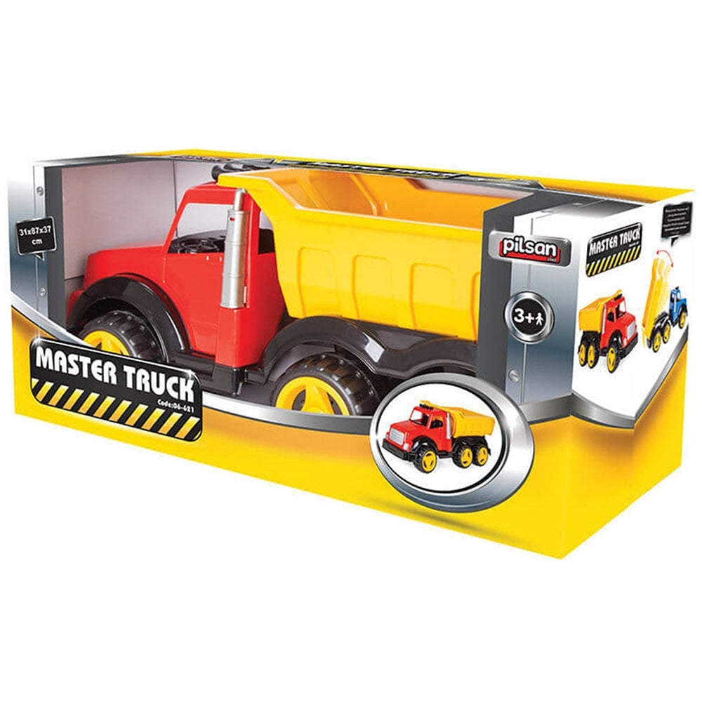 Camion basculant Pilsan Master Truck red