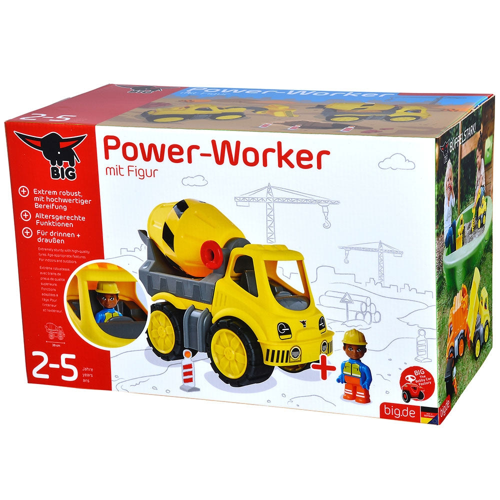 Camion betoniera Big Power Worker cu figurina