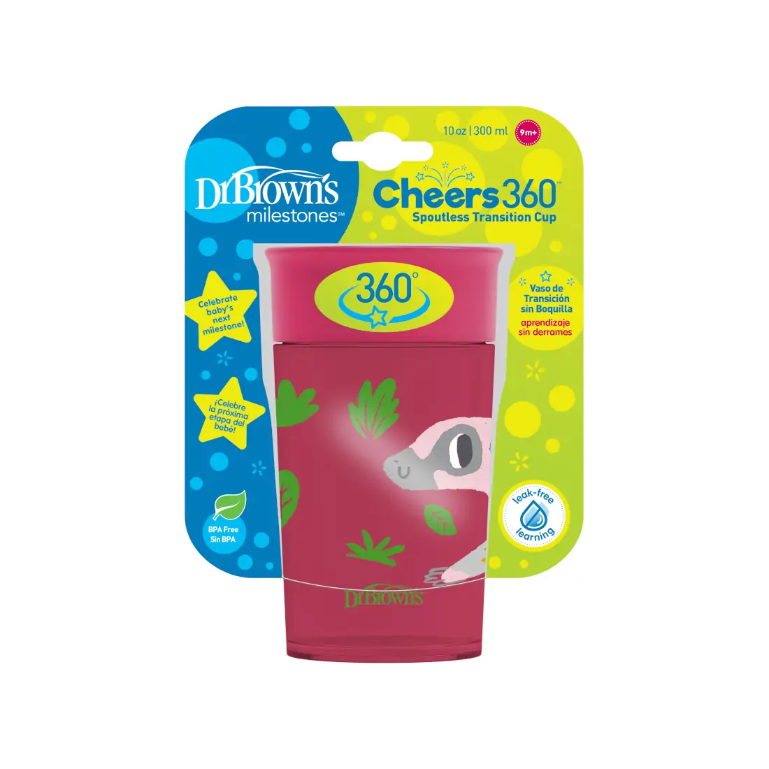 Canita Cheers 360, 300 ml. Rosu, design, BPA Free