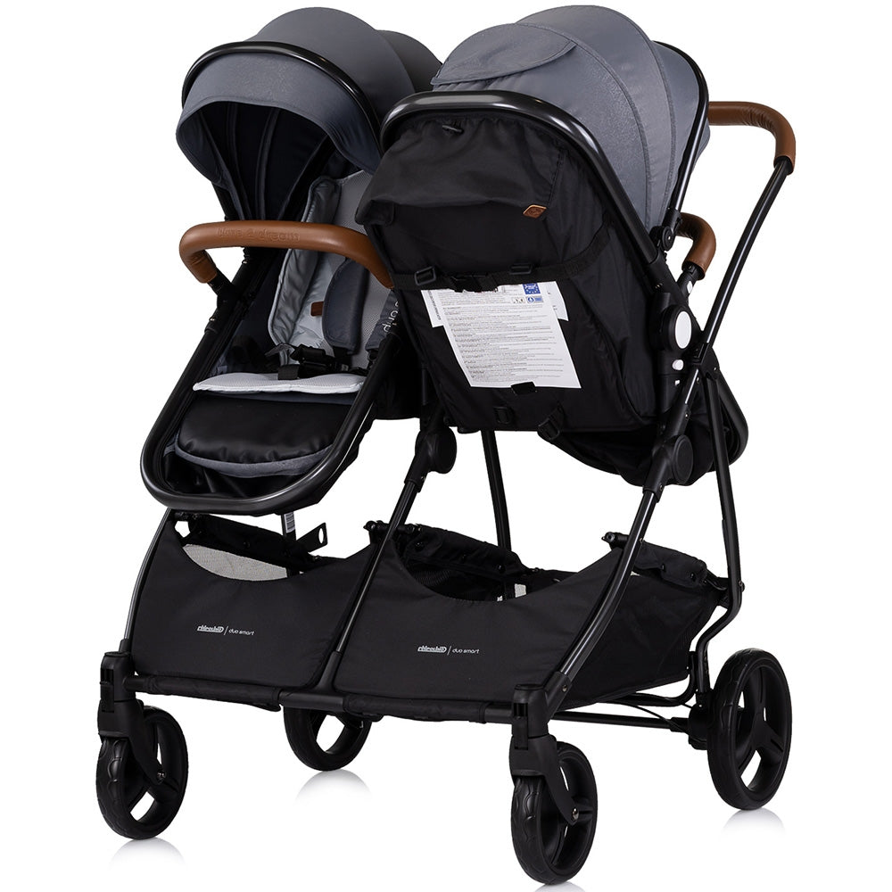 Carucior gemeni Chipolino Duo Smart 2 in 1 cloud