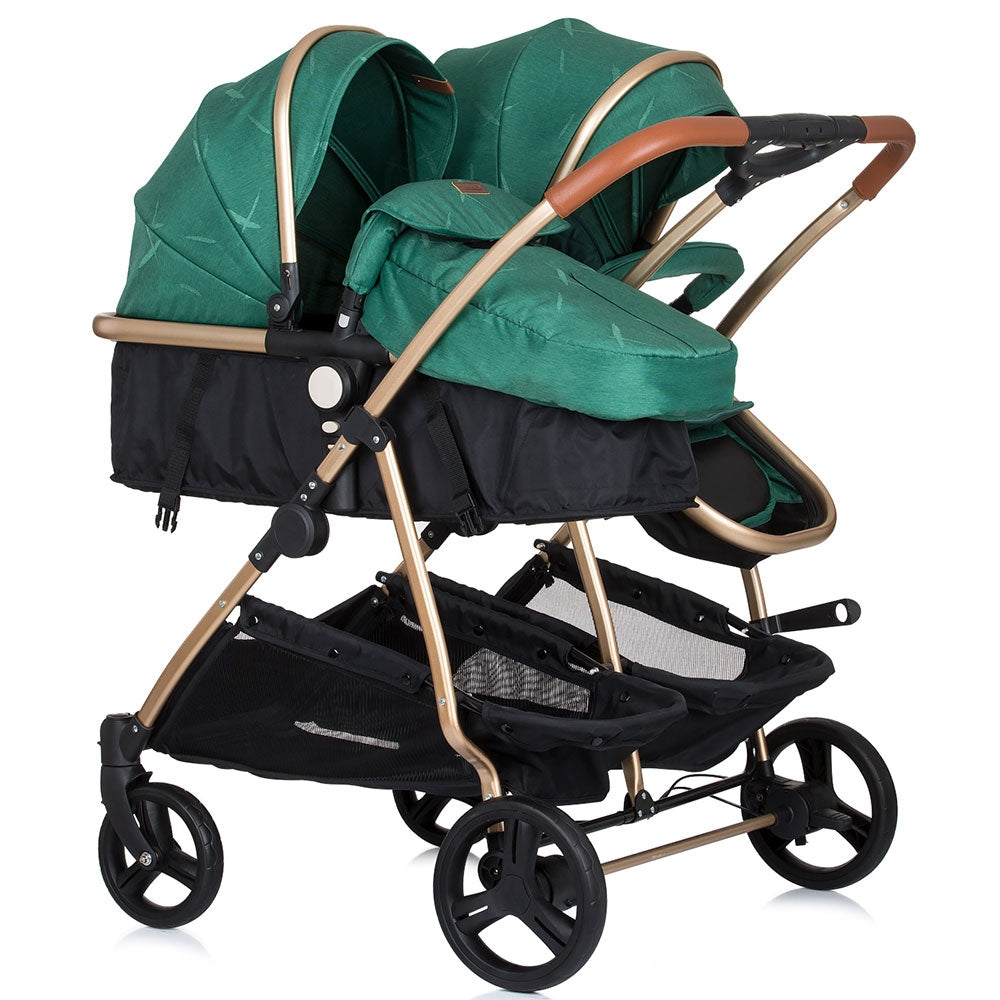 Carucior gemeni Chipolino Duo Smart 3 in 1 avocado