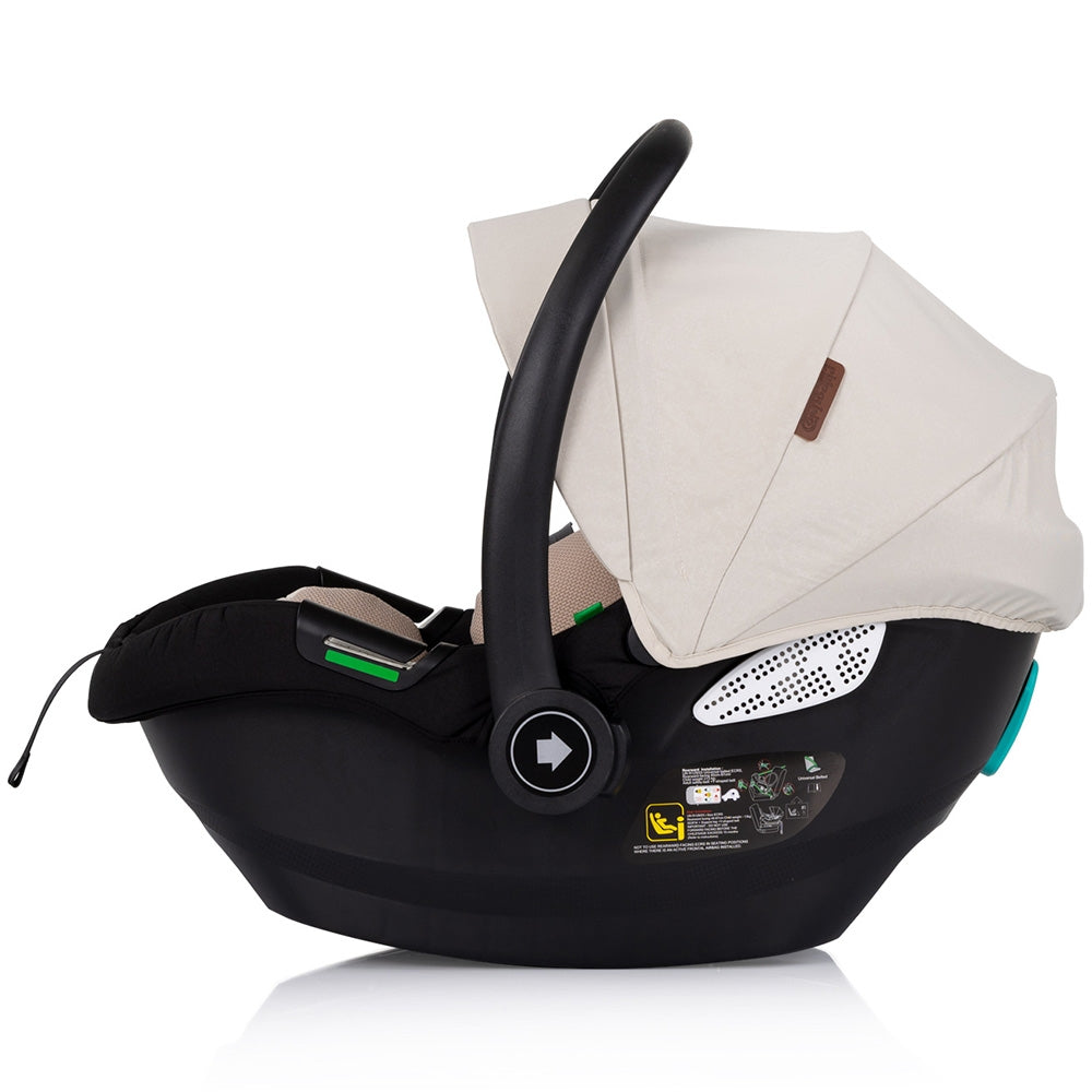 Carucior gemeni Chipolino Duo Smart 3 in 1 biscotta
