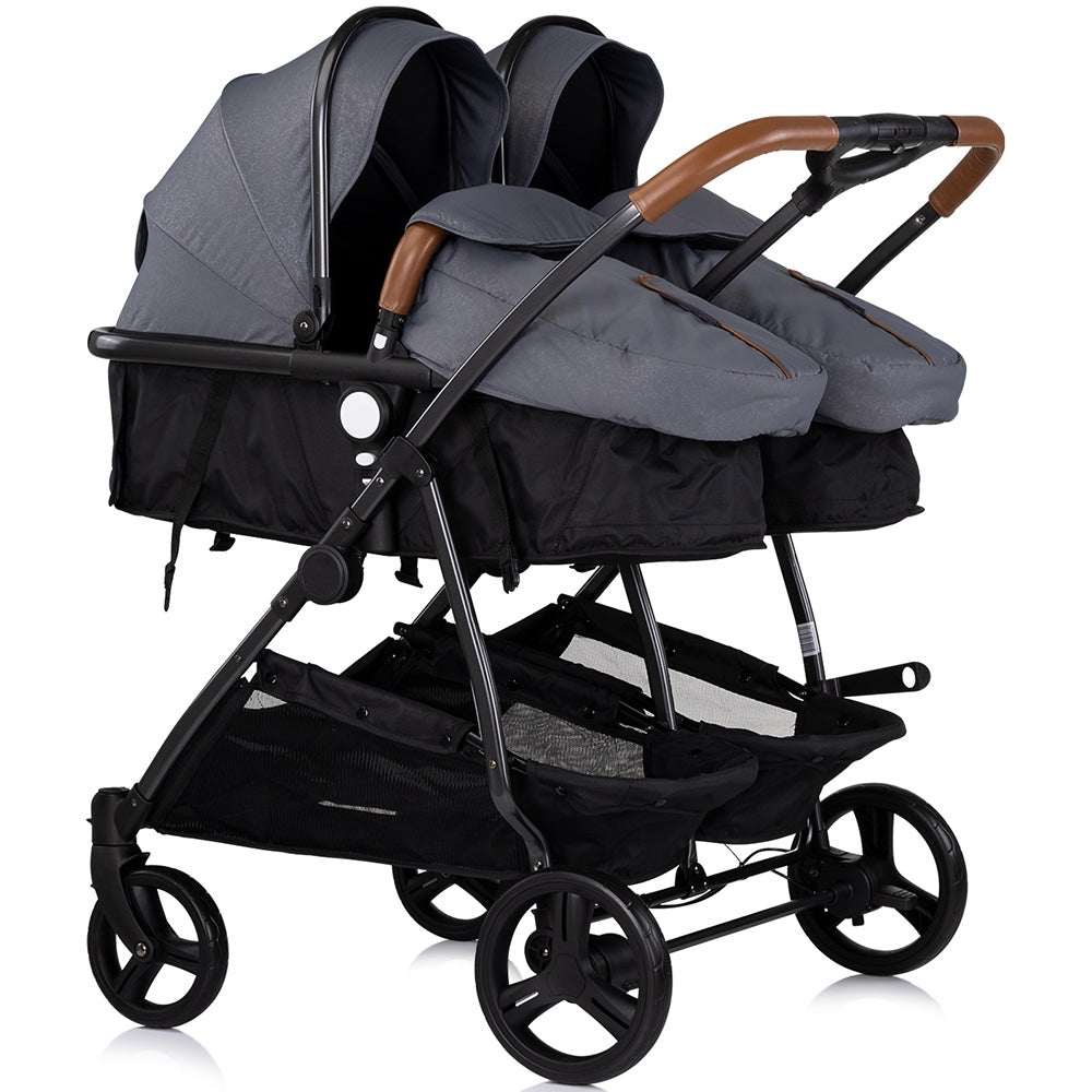 Carucior gemeni Chipolino Duo Smart 3 in 1 cloud