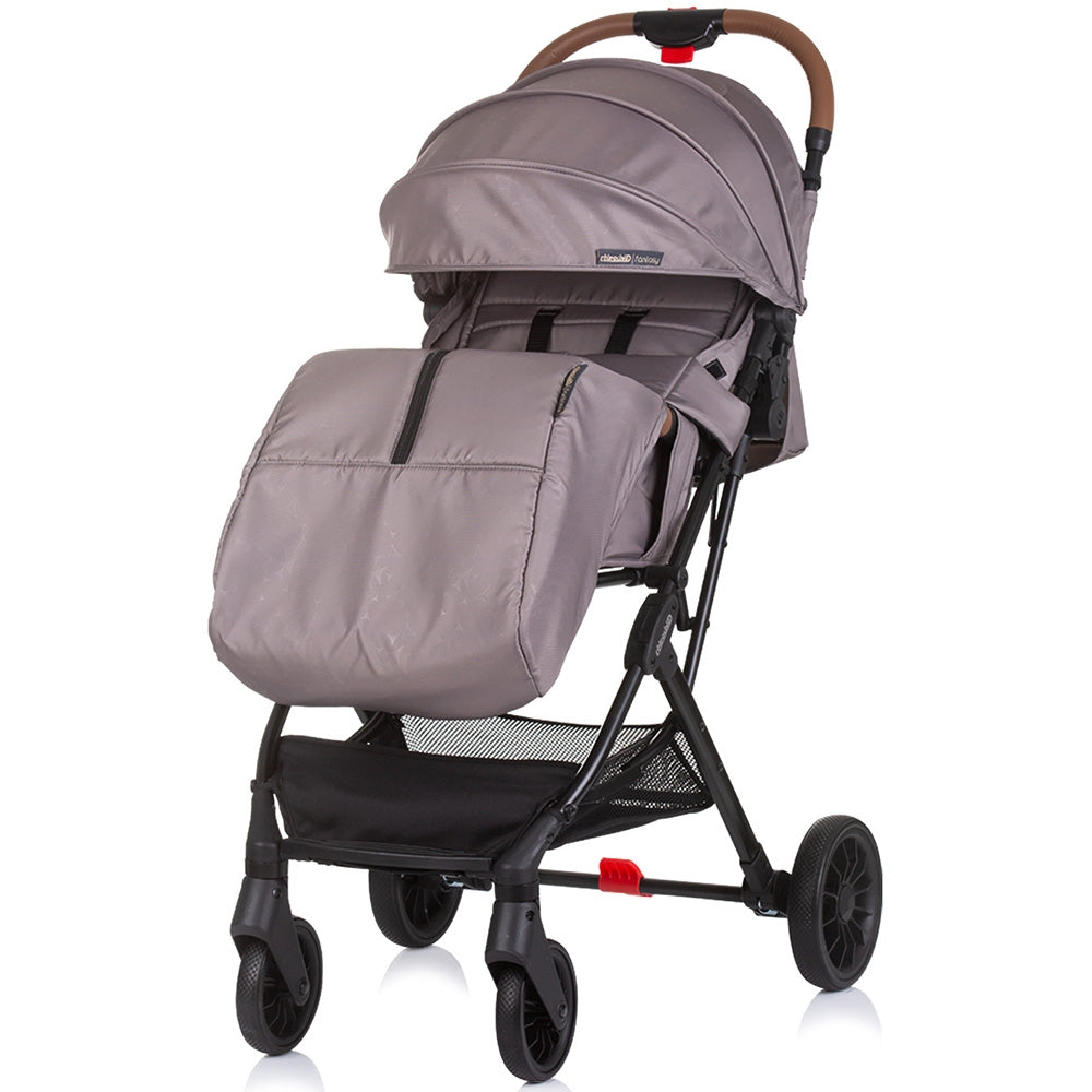 Carucior sport Chipolino Fantasy cu husa picioare tiramisu