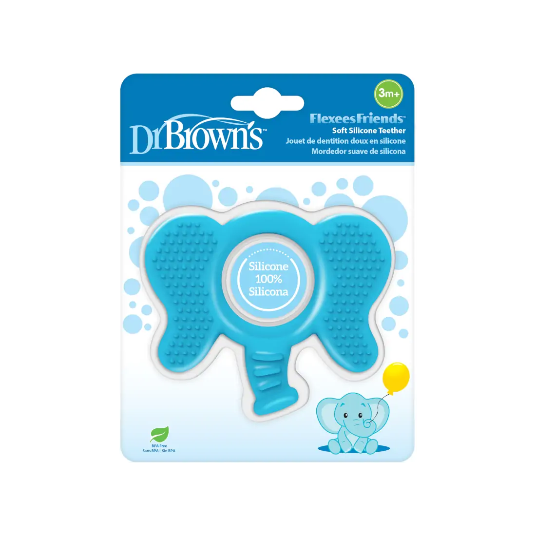 Jucarie dentitie design elefant, BPA Free