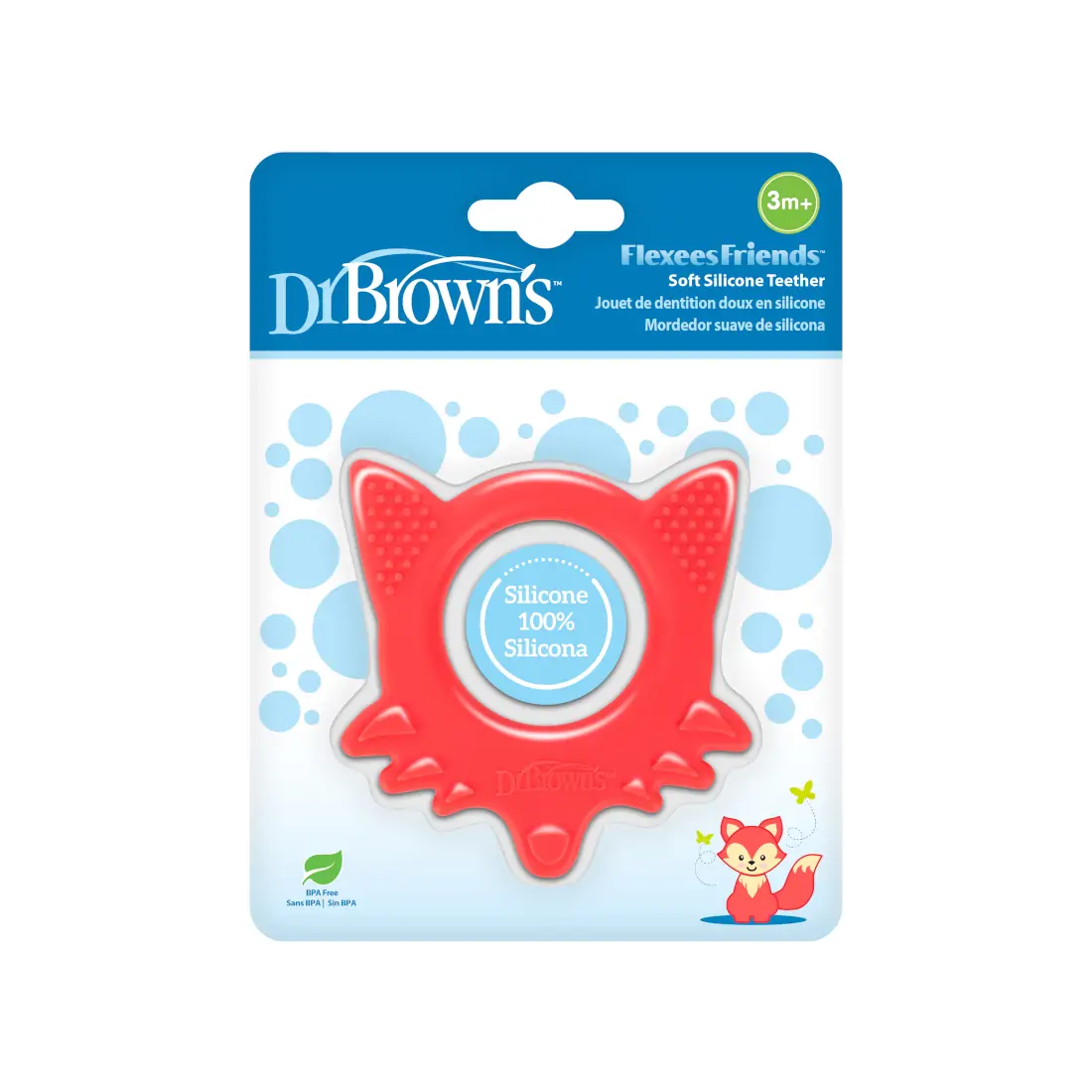 Jucarie dentitie design vulpita, BPA Free
