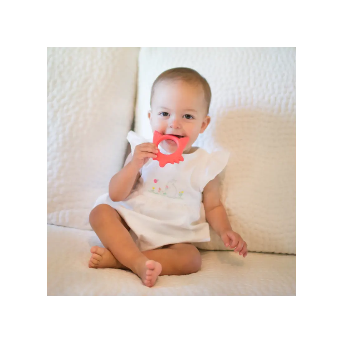 Jucarie dentitie design vulpita, BPA Free