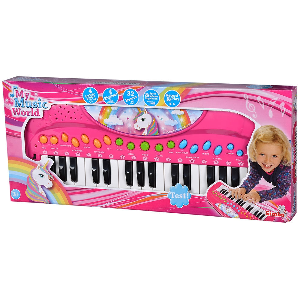 Jucarie Simba Orga My Music World Unicorn cu 32 clape