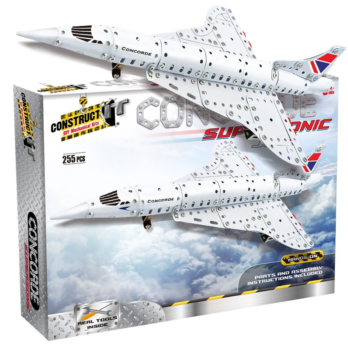 Kit STEM Concorde supersonic jet, nivel avansat