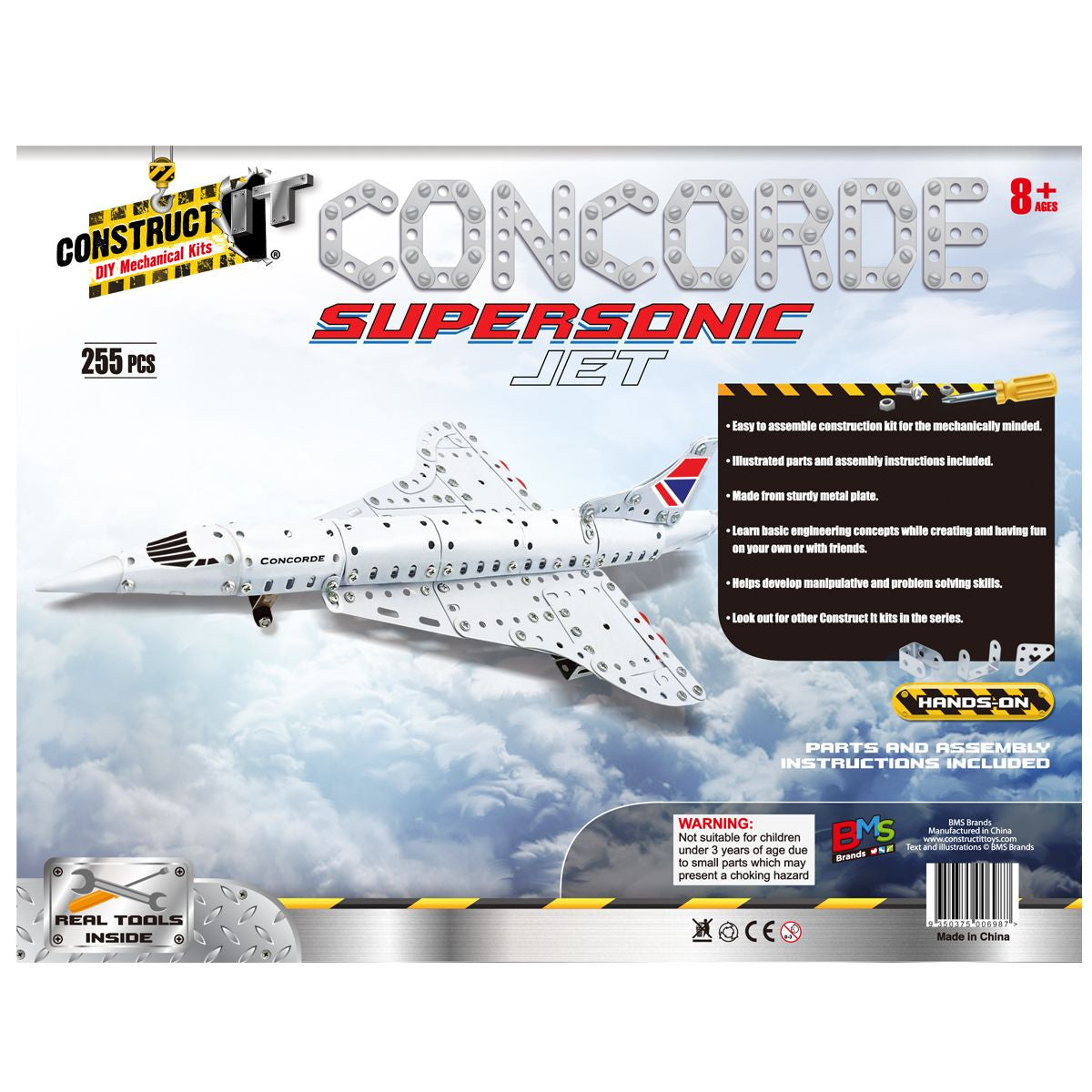 Kit STEM Concorde supersonic jet, nivel avansat