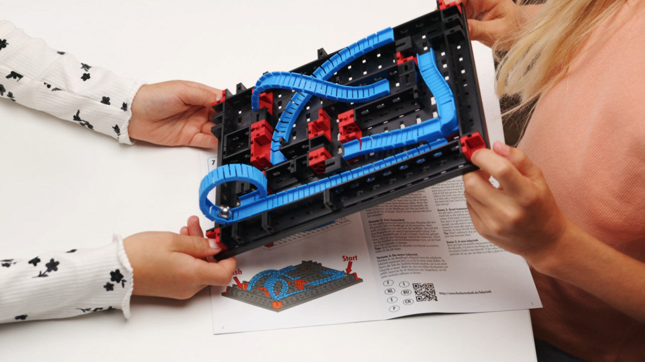 Kit STEM Construieste si joaca Labirint Fischertechnik