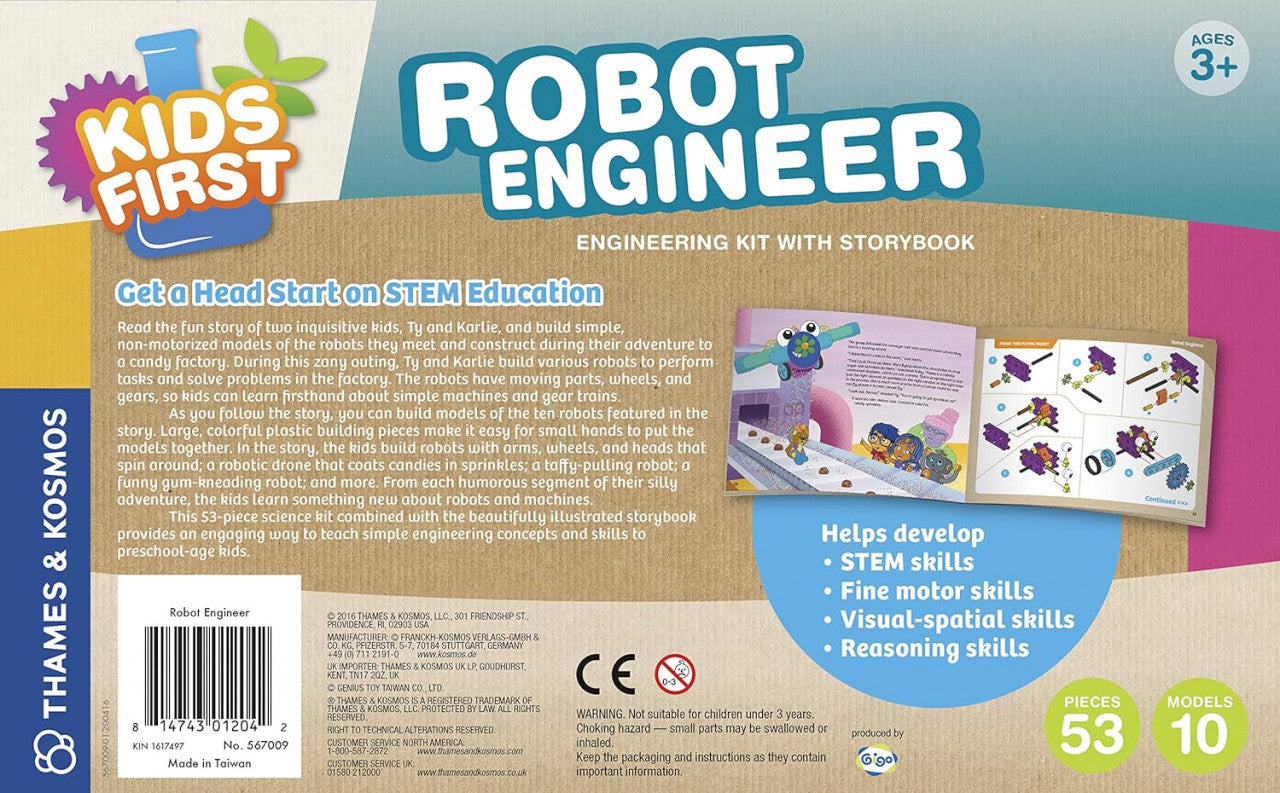 Kit STEM de construit roboti, Thames & Kosmos