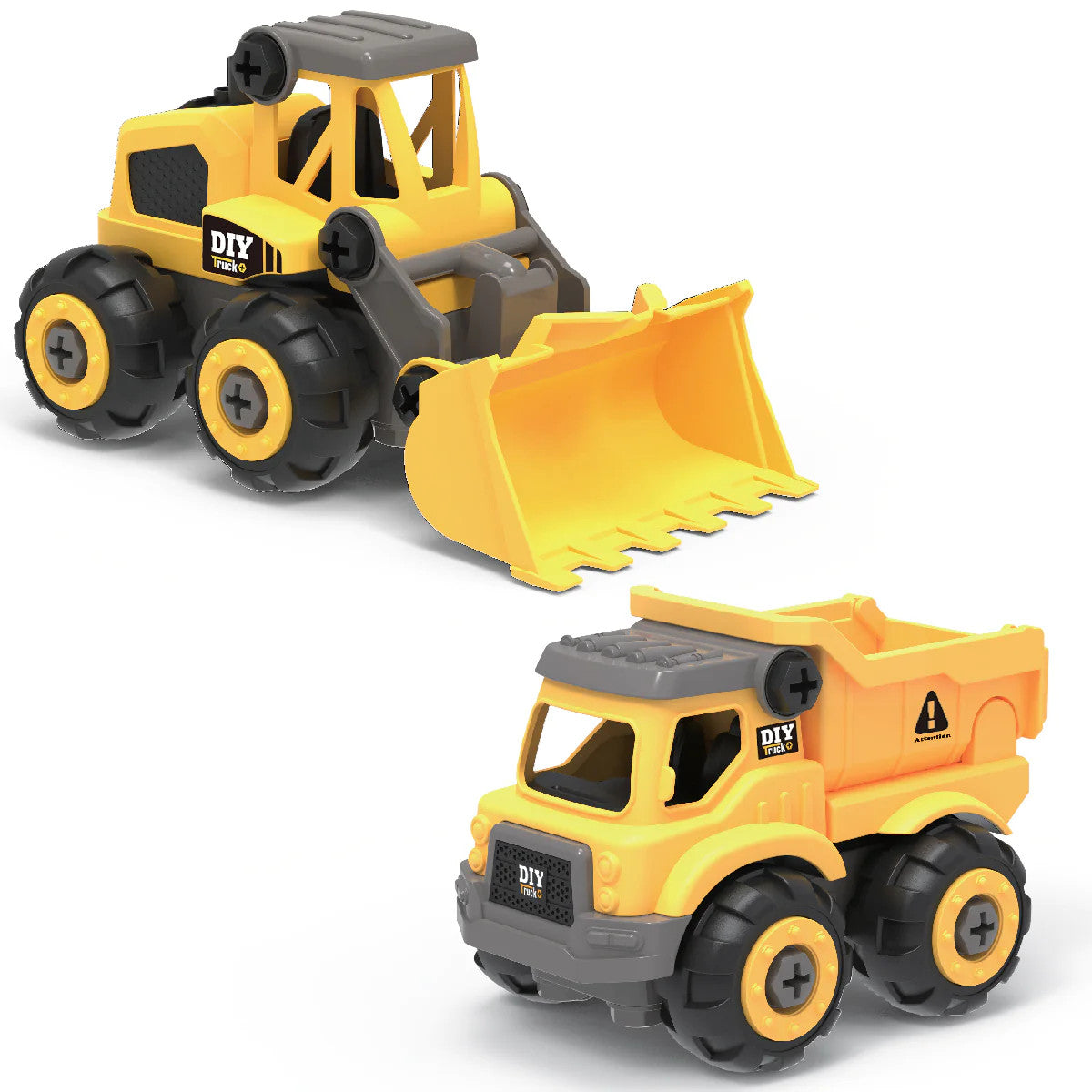 Kit STEM de construit Vehicule de santier 2 in 1
