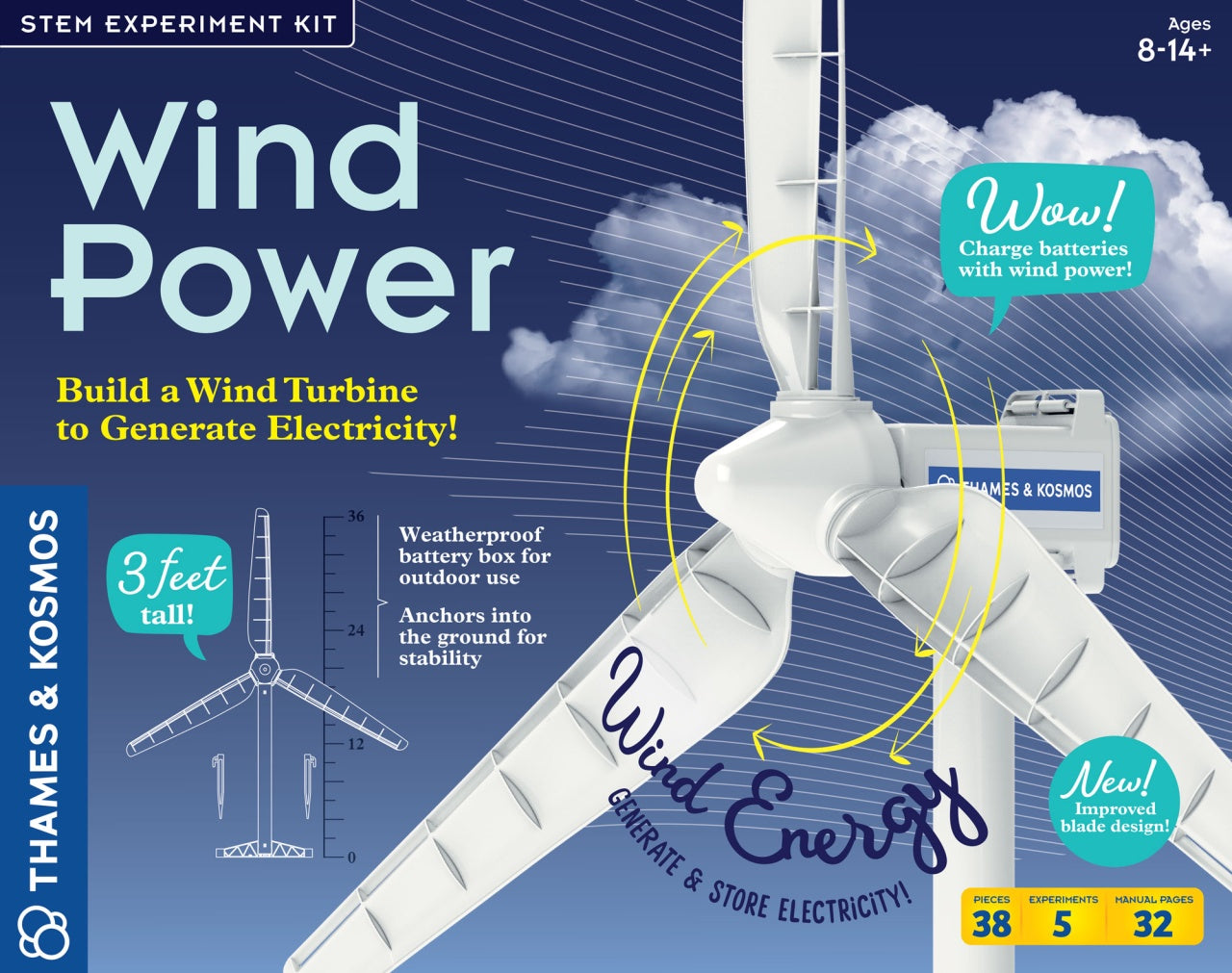Kit STEM Energia eoliană (V 4.0), Thames & Kosmos