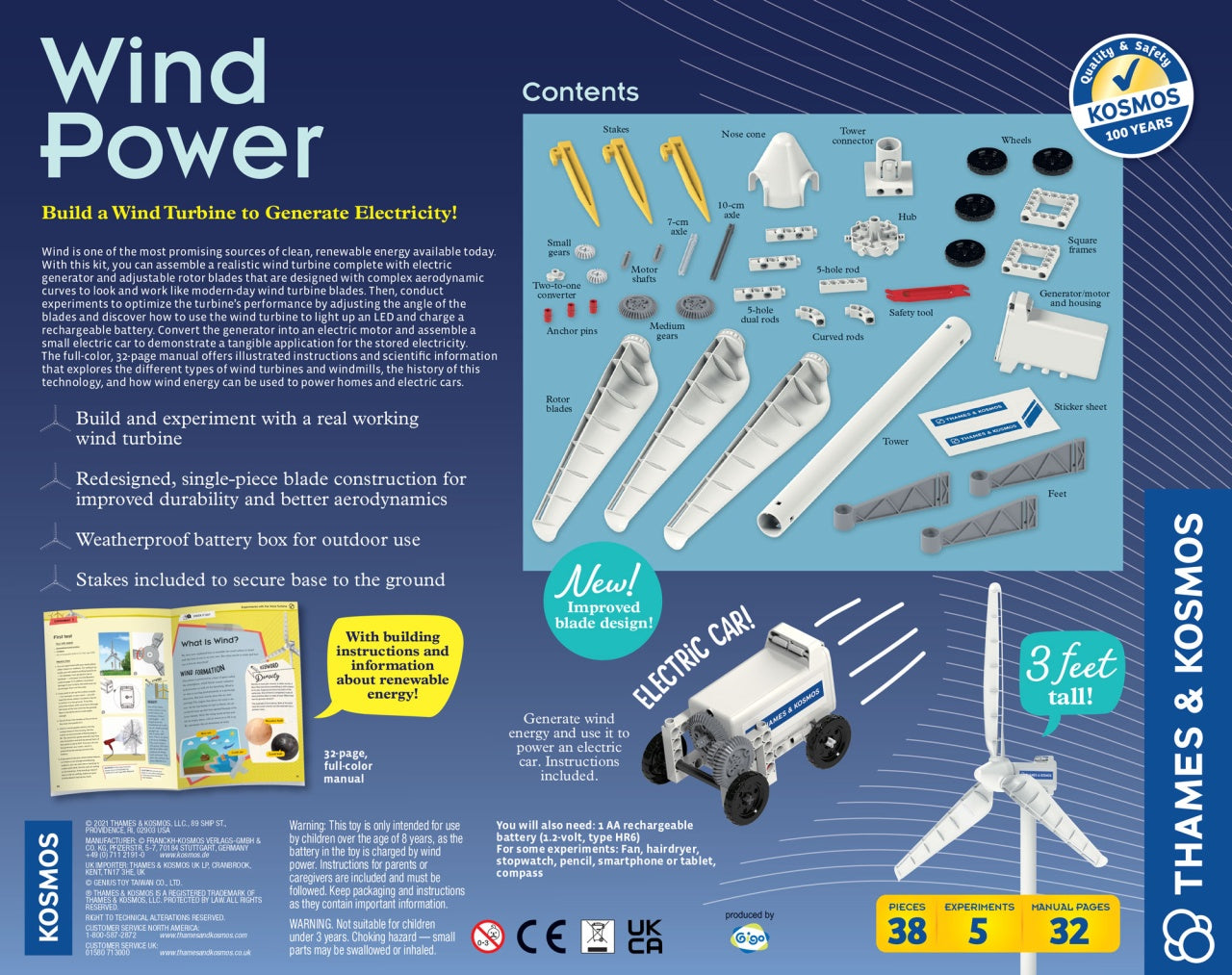 Kit STEM Energia eoliană (V 4.0), Thames & Kosmos
