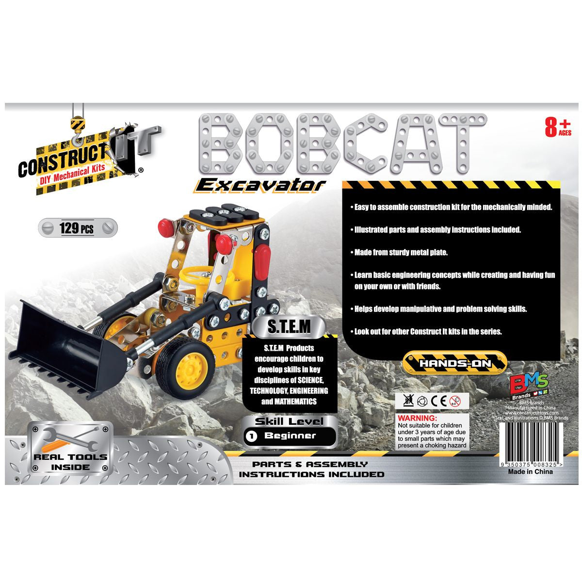 Kit STEM Excavator Bobcat, nivel incepator